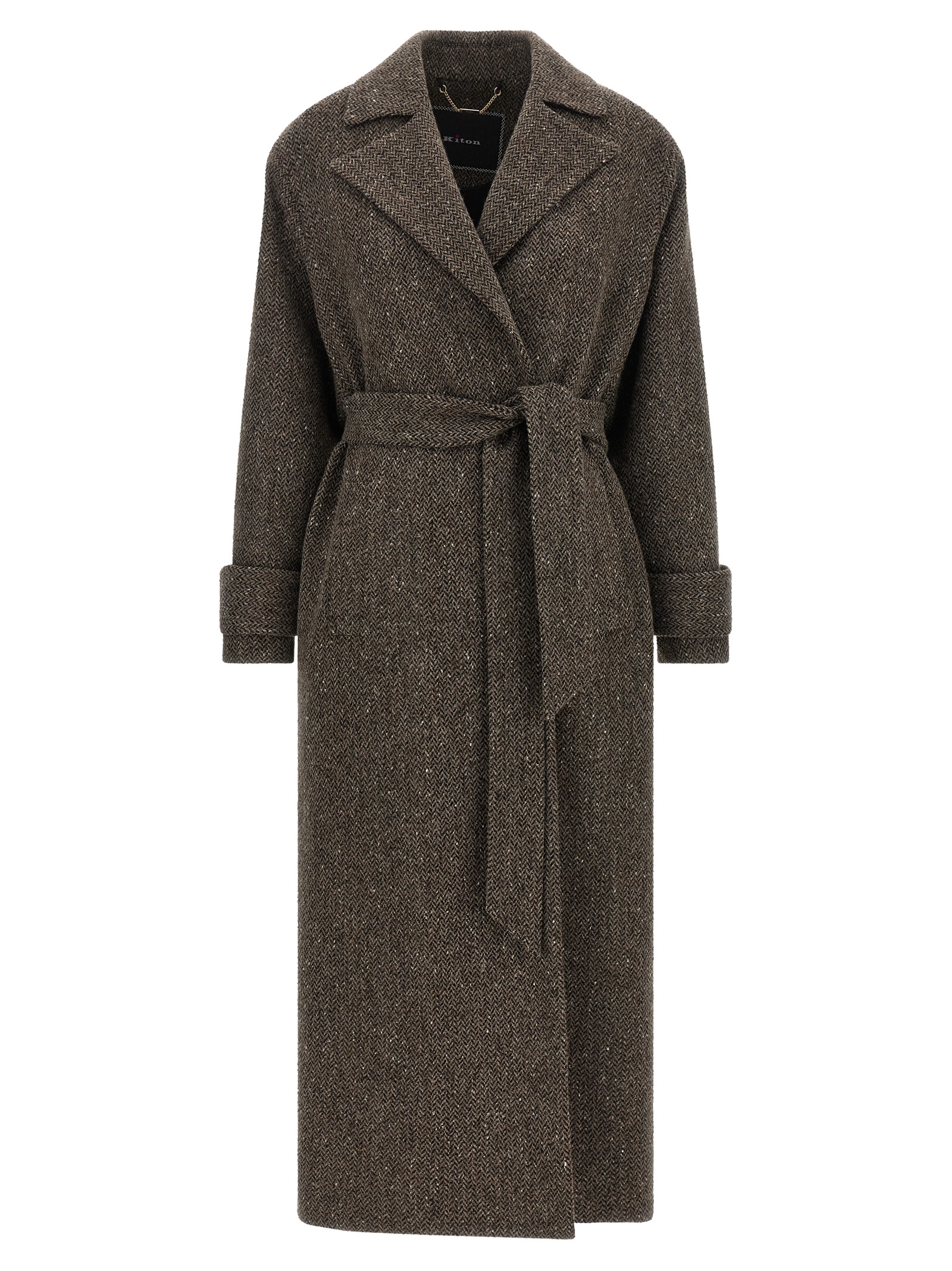 Brown Virgin Wool Coat