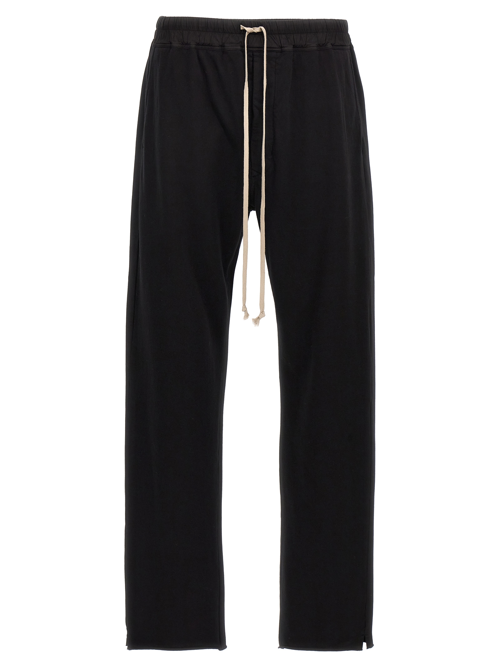 Black Cotton Casual Pants