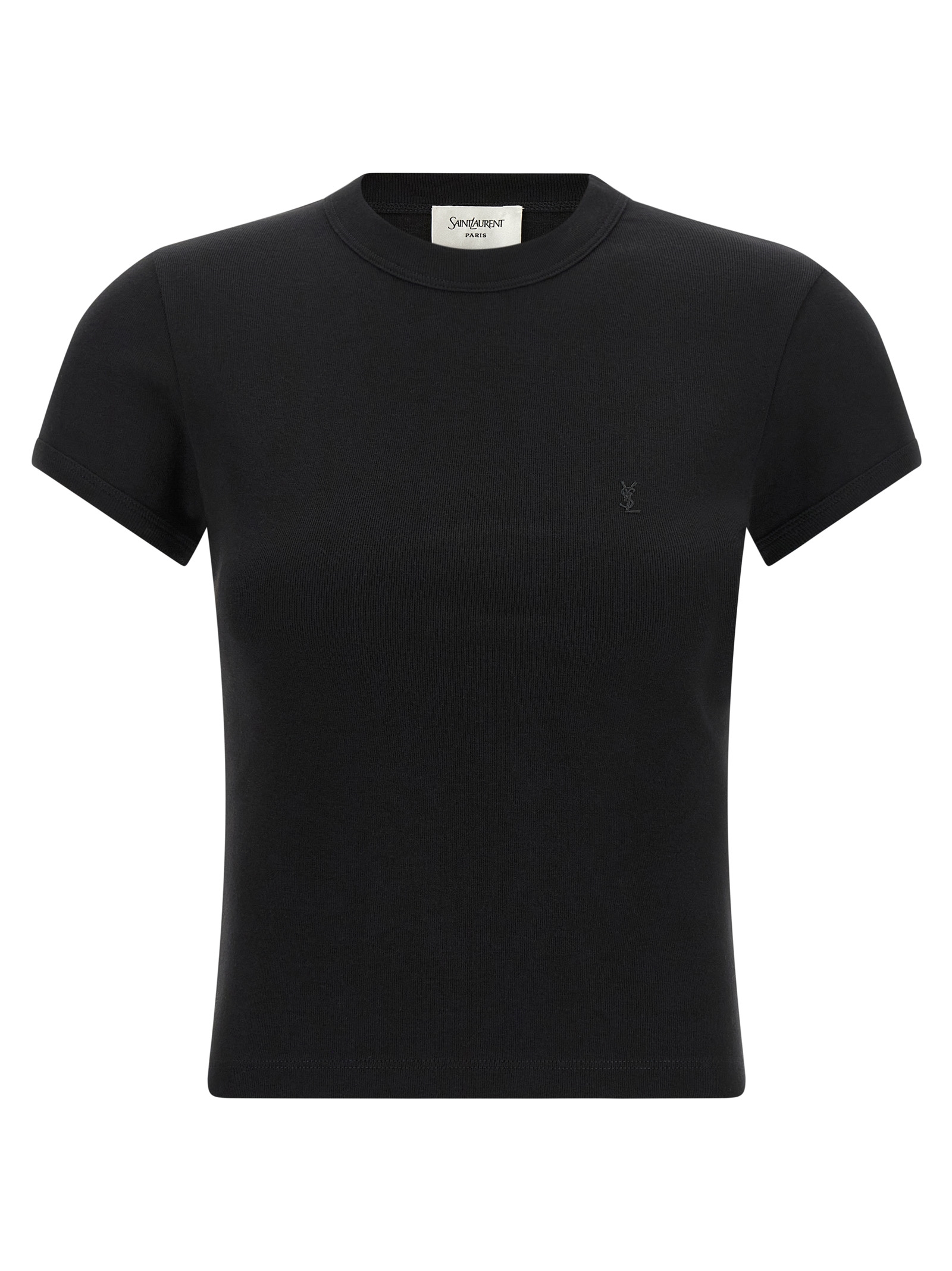 Black Cotton T-Shirt
