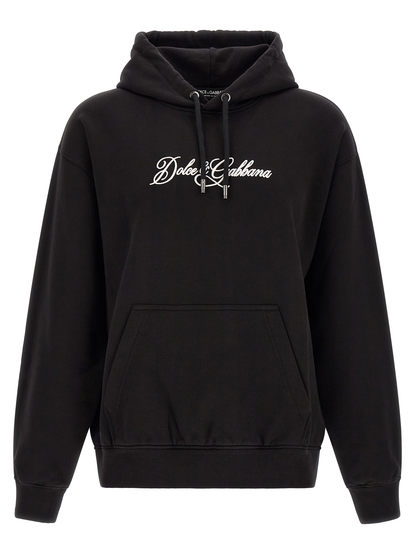 Black Cotton Sweatshirt
