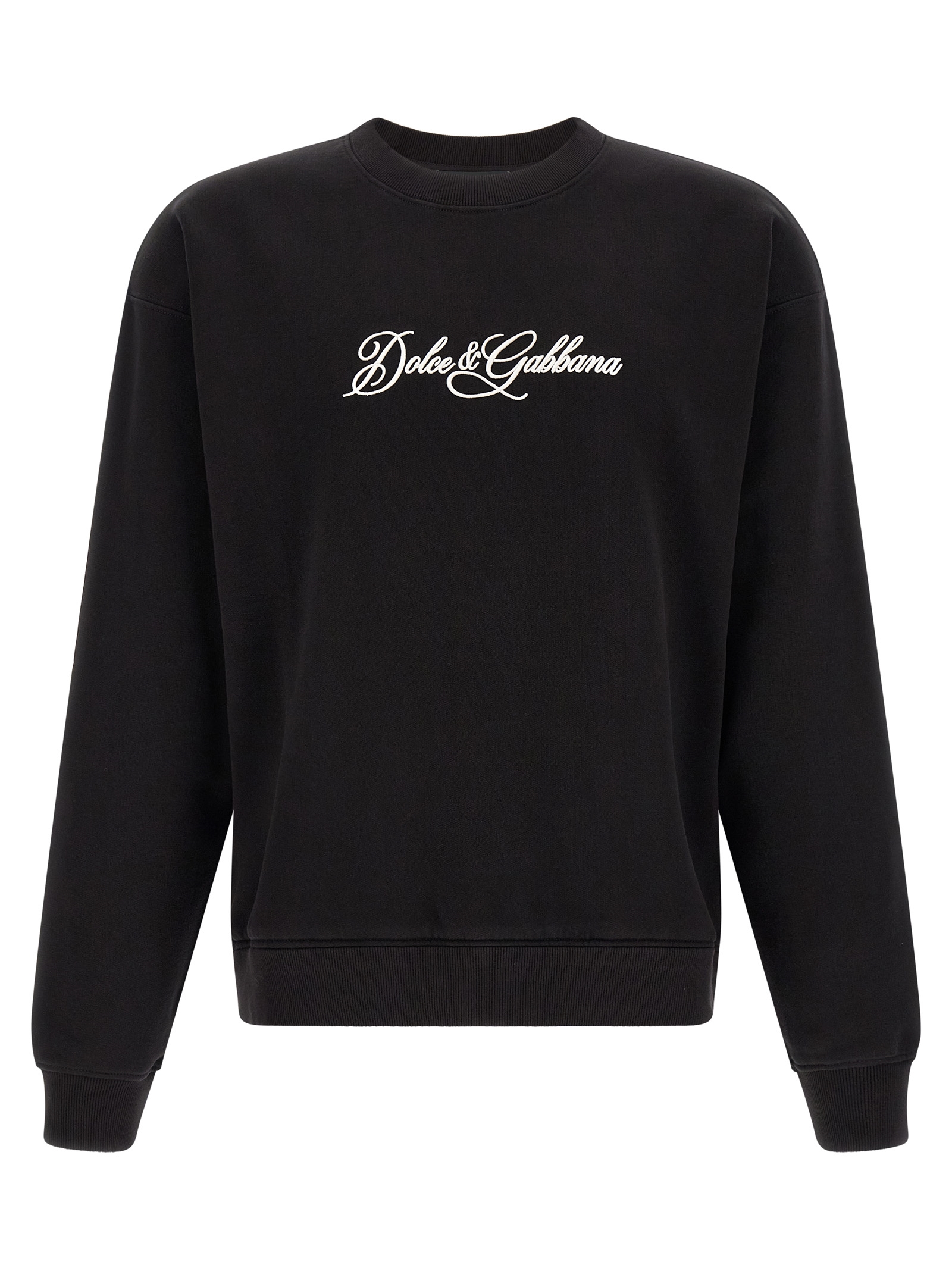 Black Cotton Sweatshirt