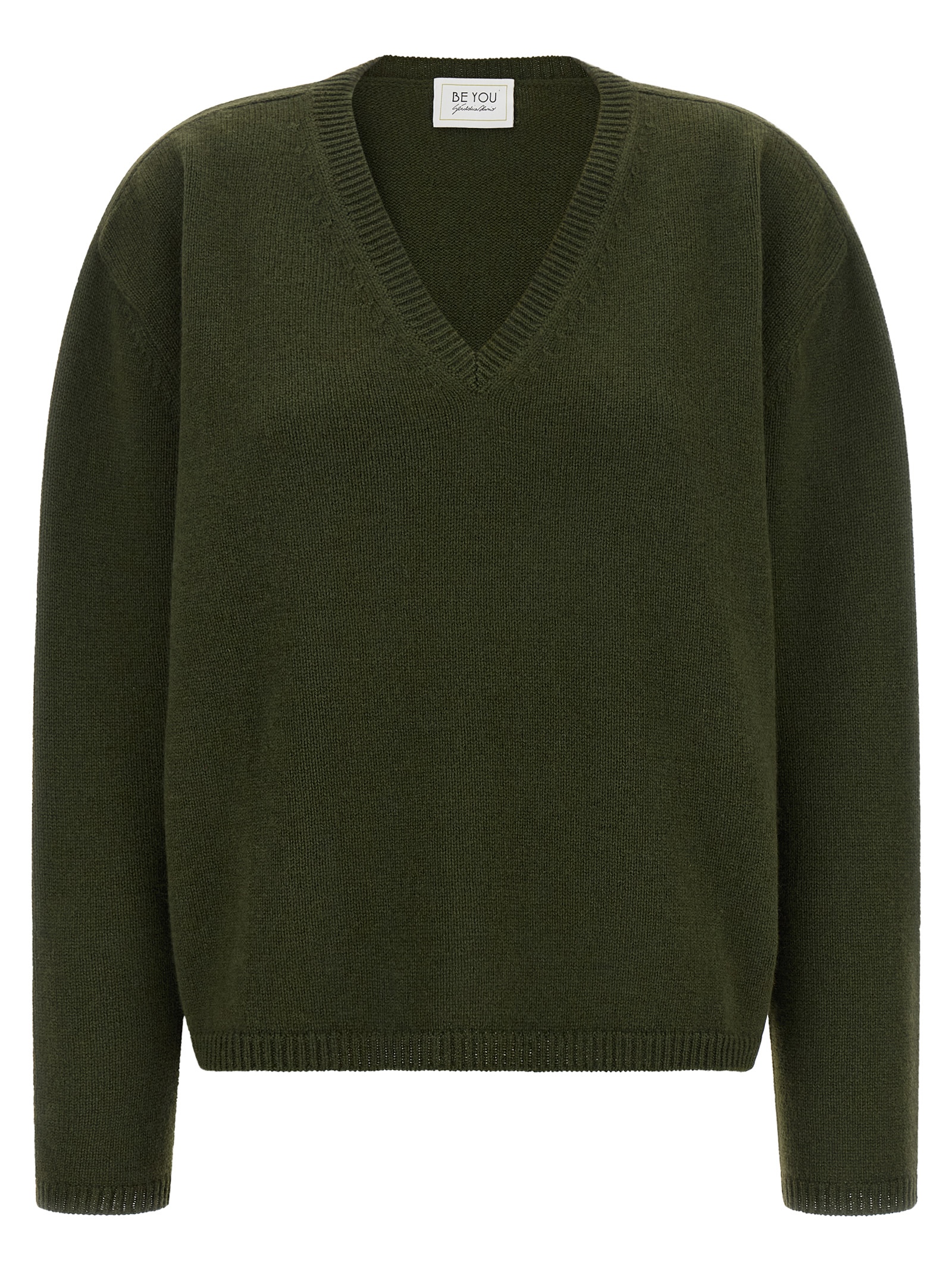 Bicolor Cashmere Cardigan