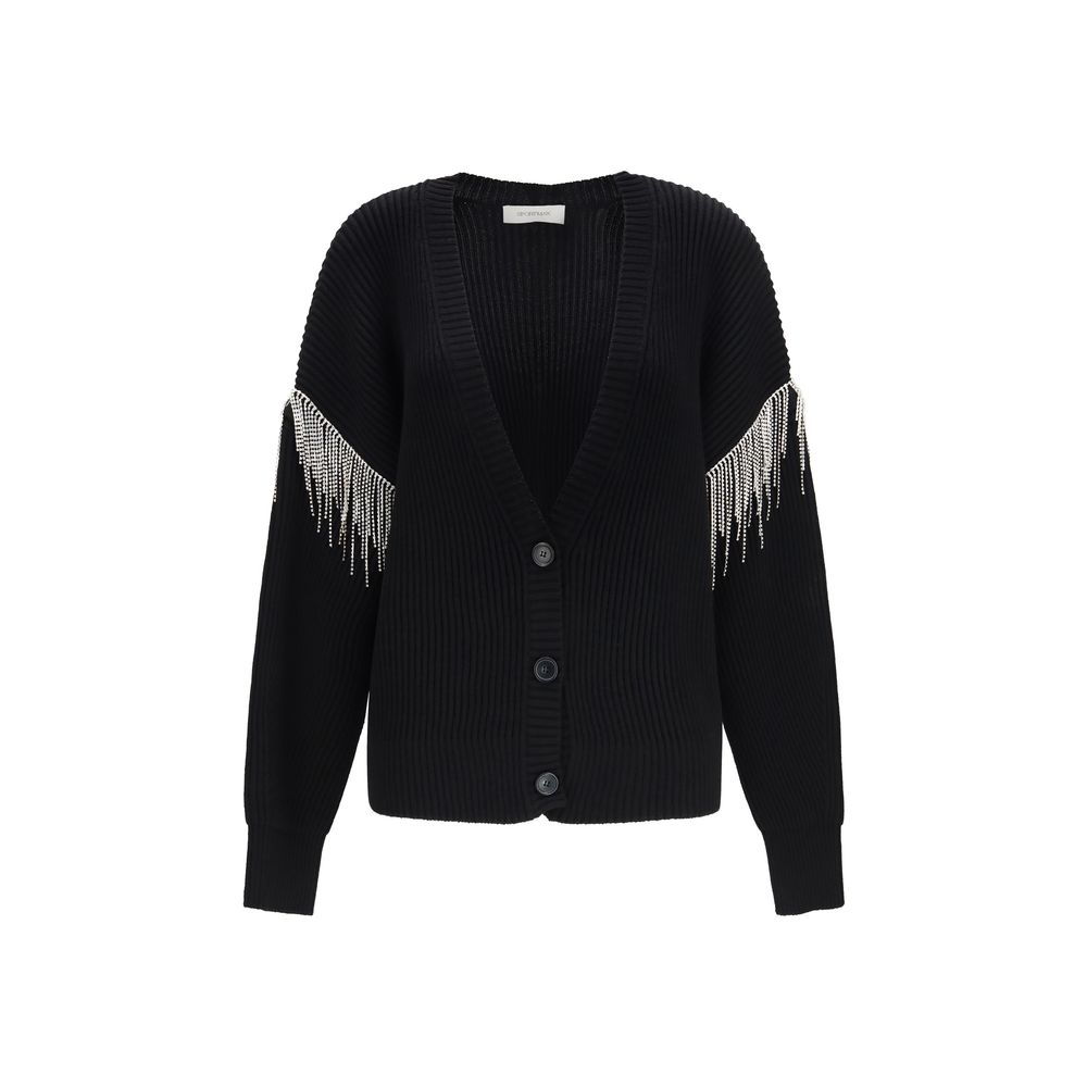 Black Wool Oves Aries Cardigan