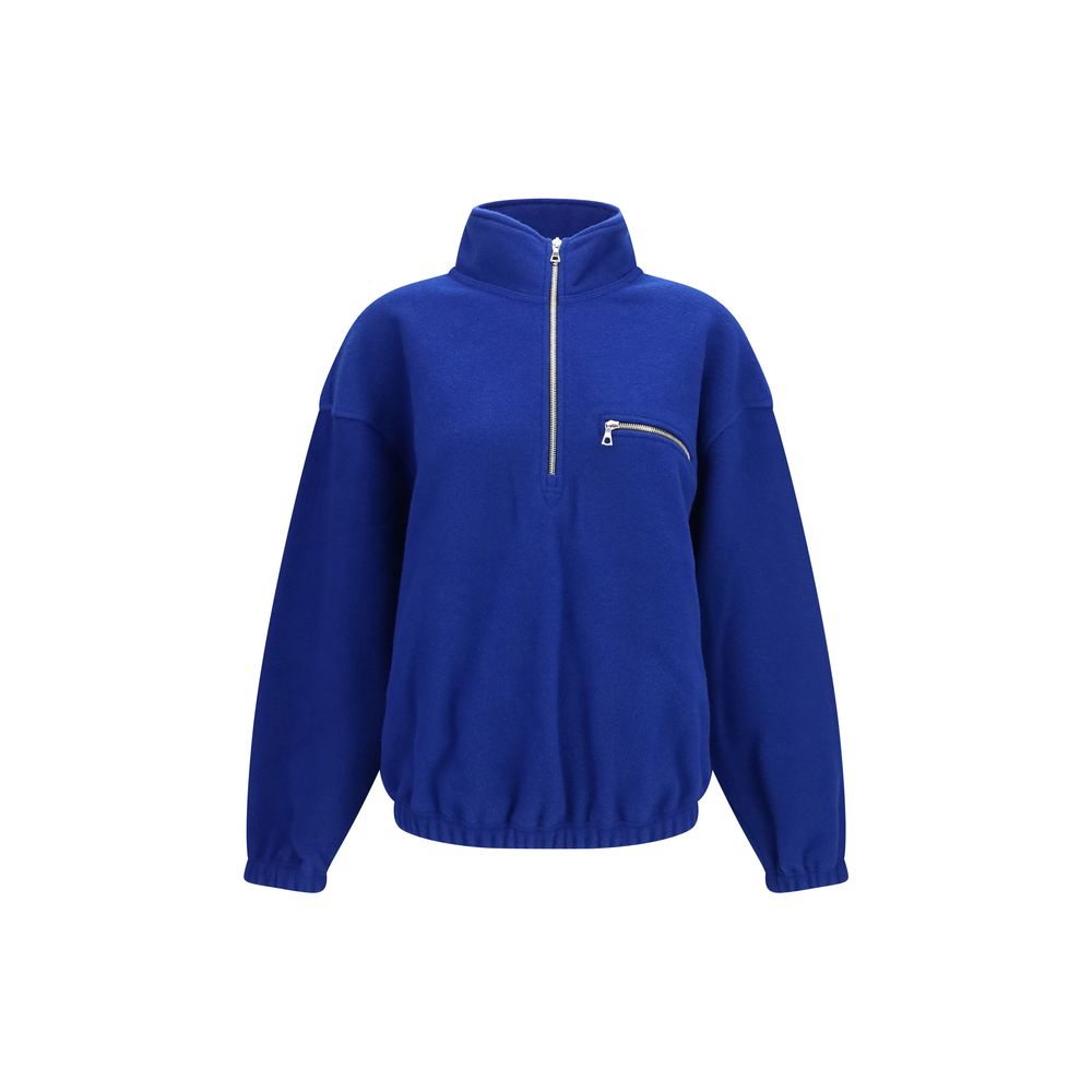 Blue Wool Oves Aries Full-Length Jacket