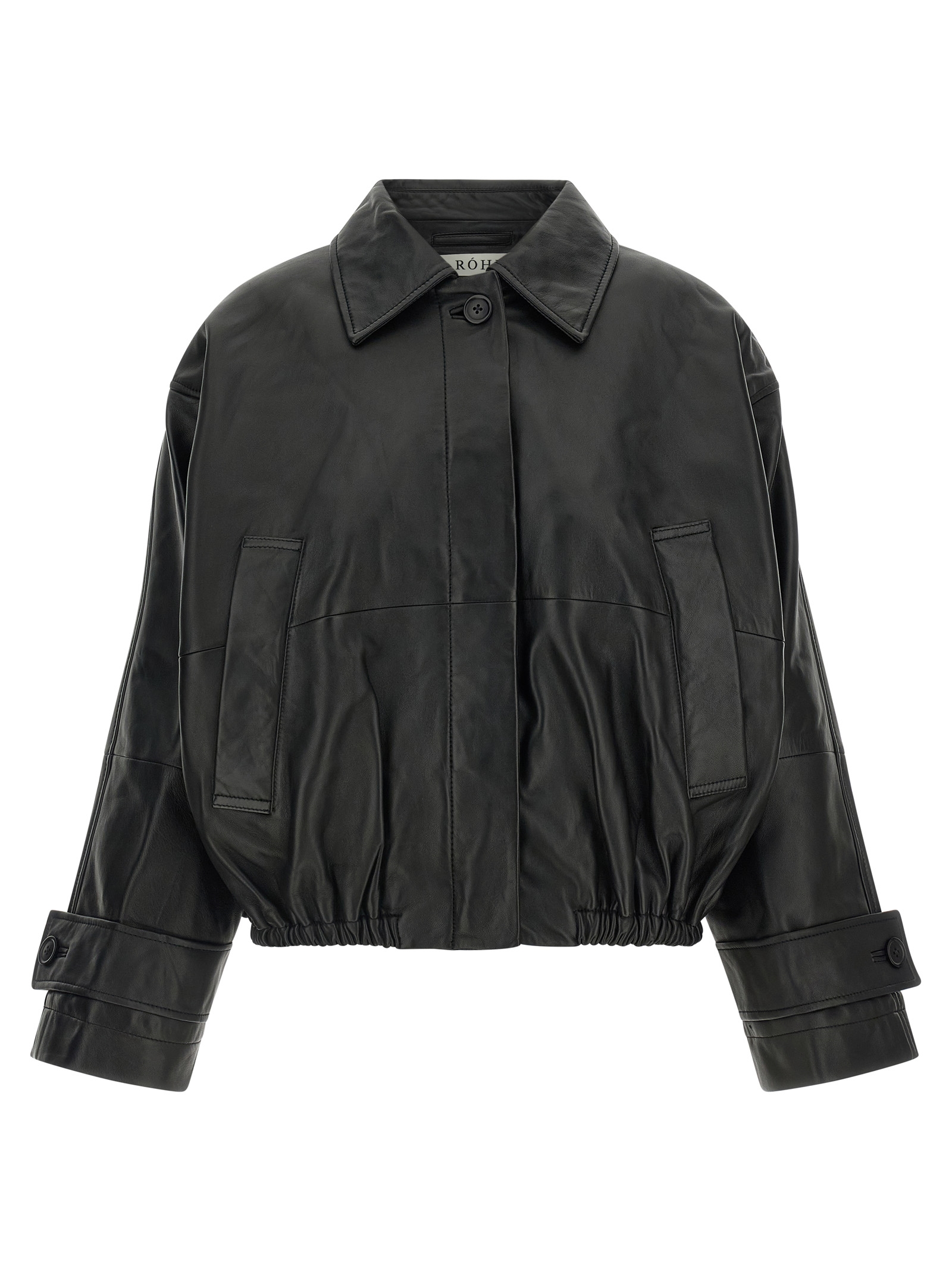 Black Lamb Leather Leather Jacket