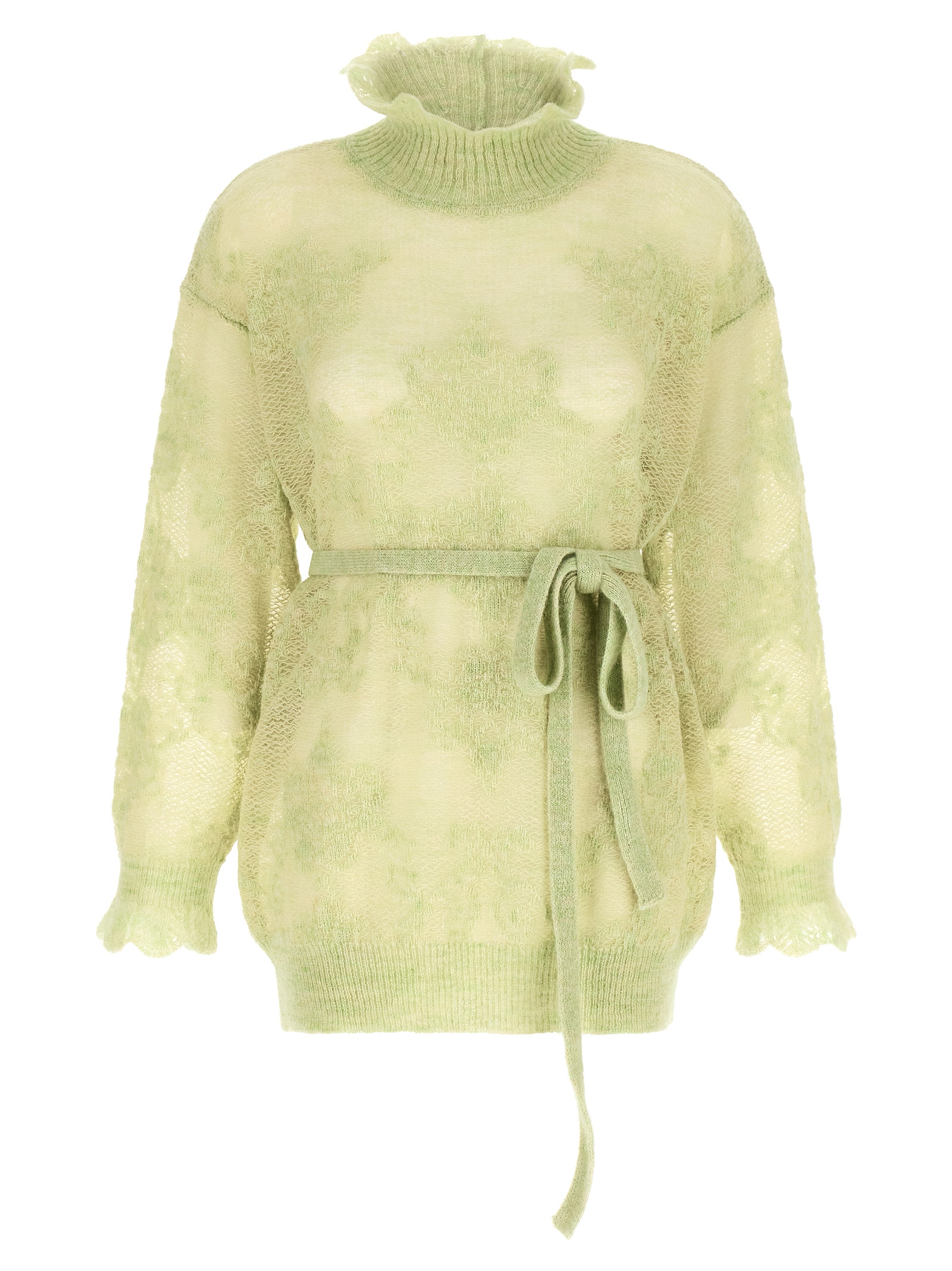 Bicolor Polyamide Cardigan