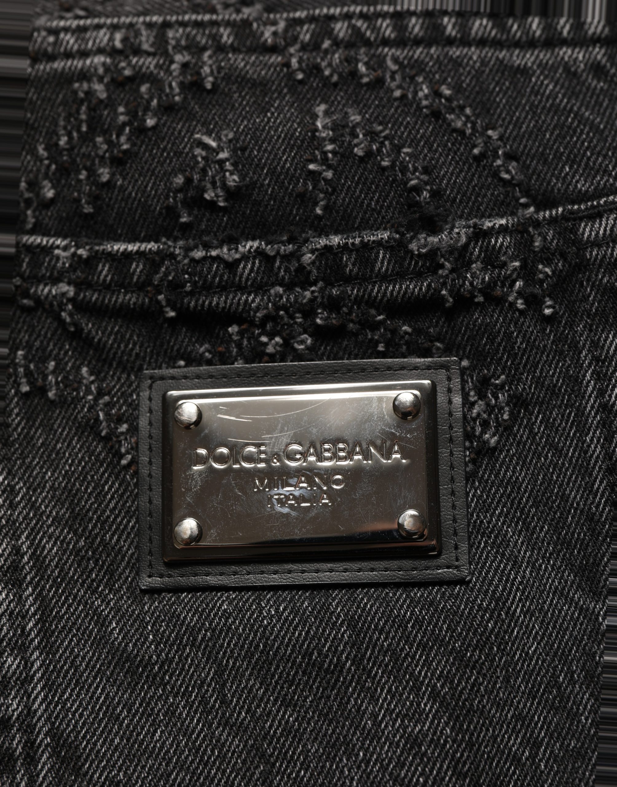 Dark Gray Cotton WideLeg Oversize Denim Jeans