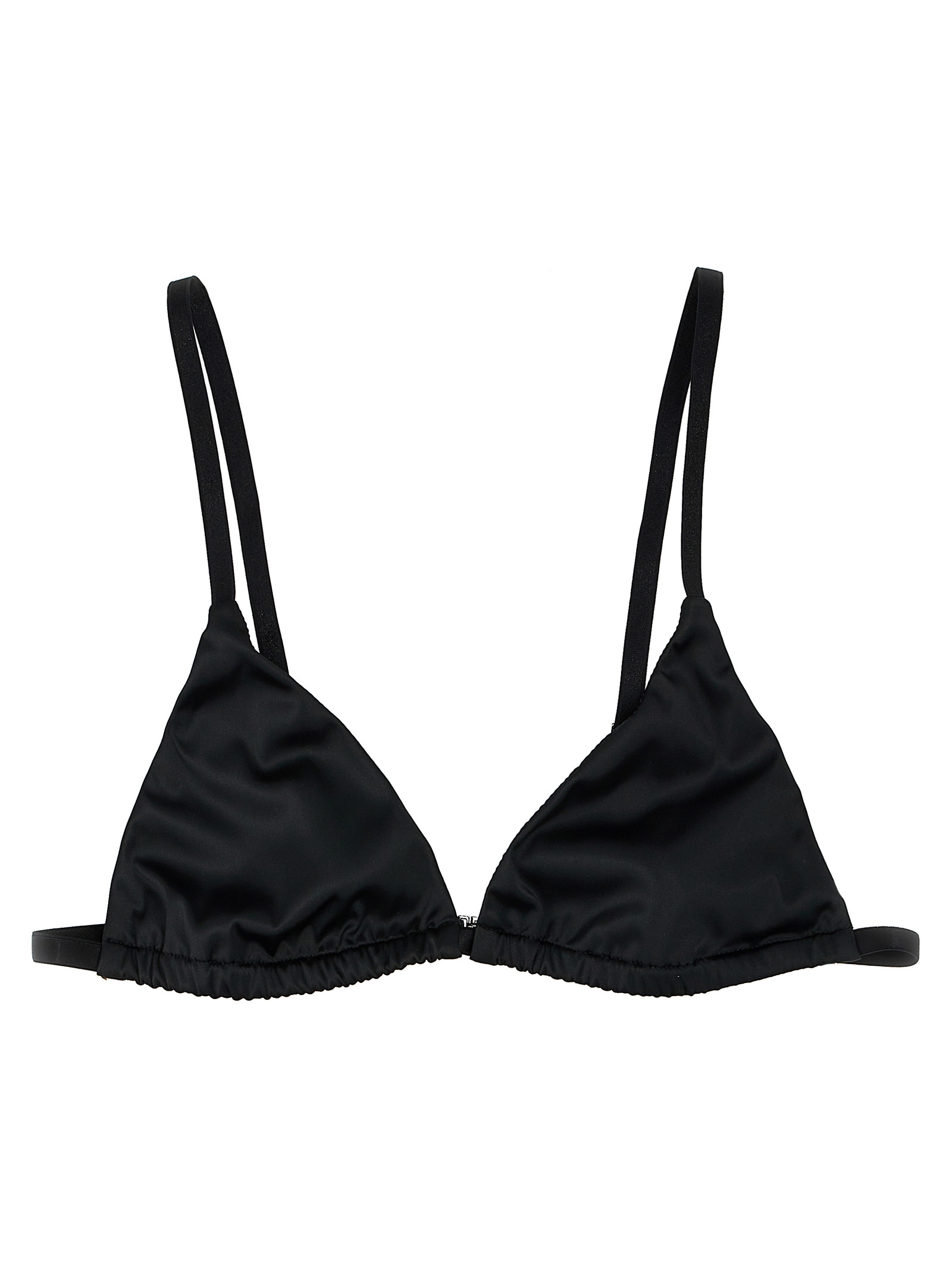 Black Polyester Bra