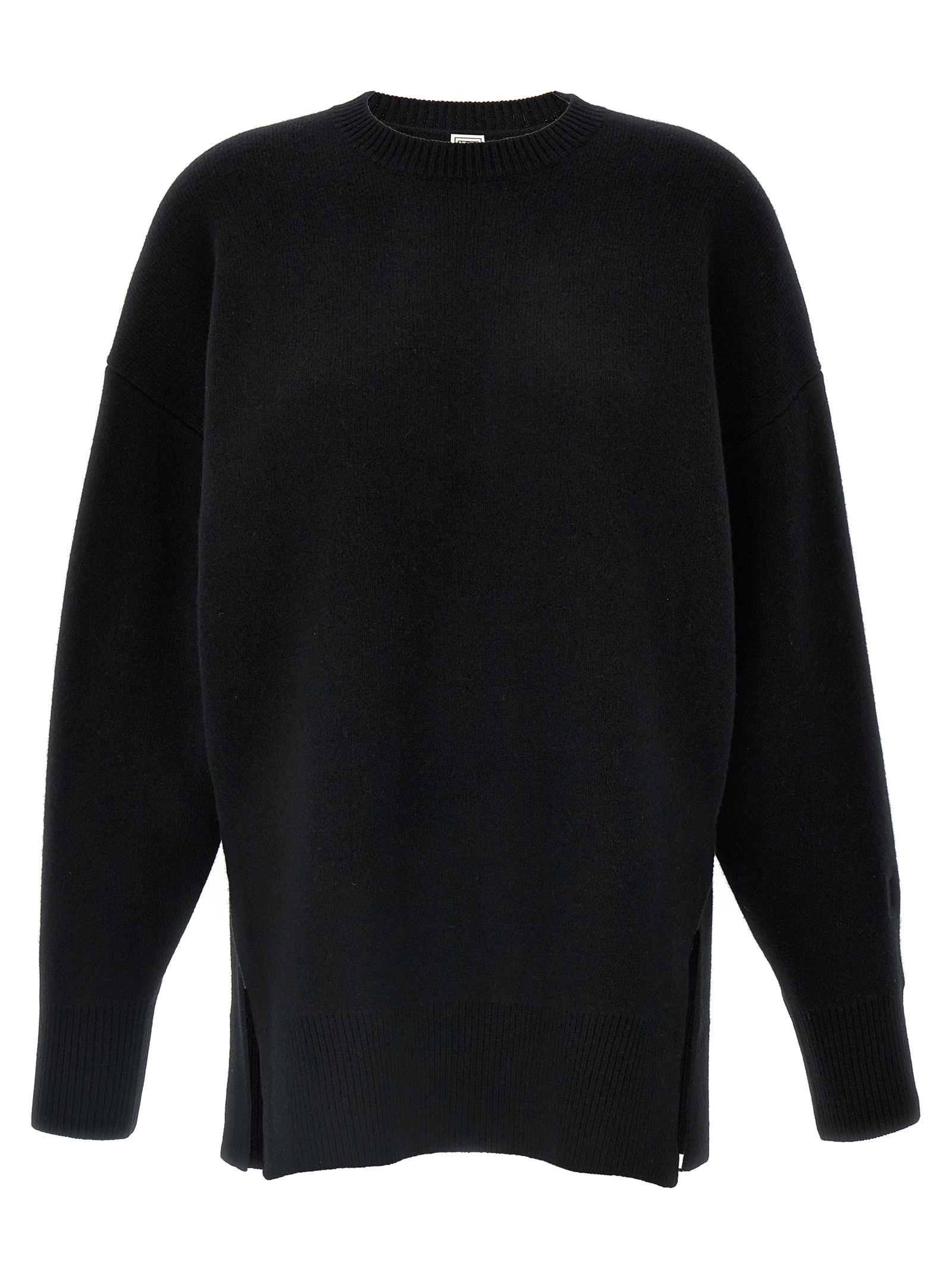Black Polyester Cardigan