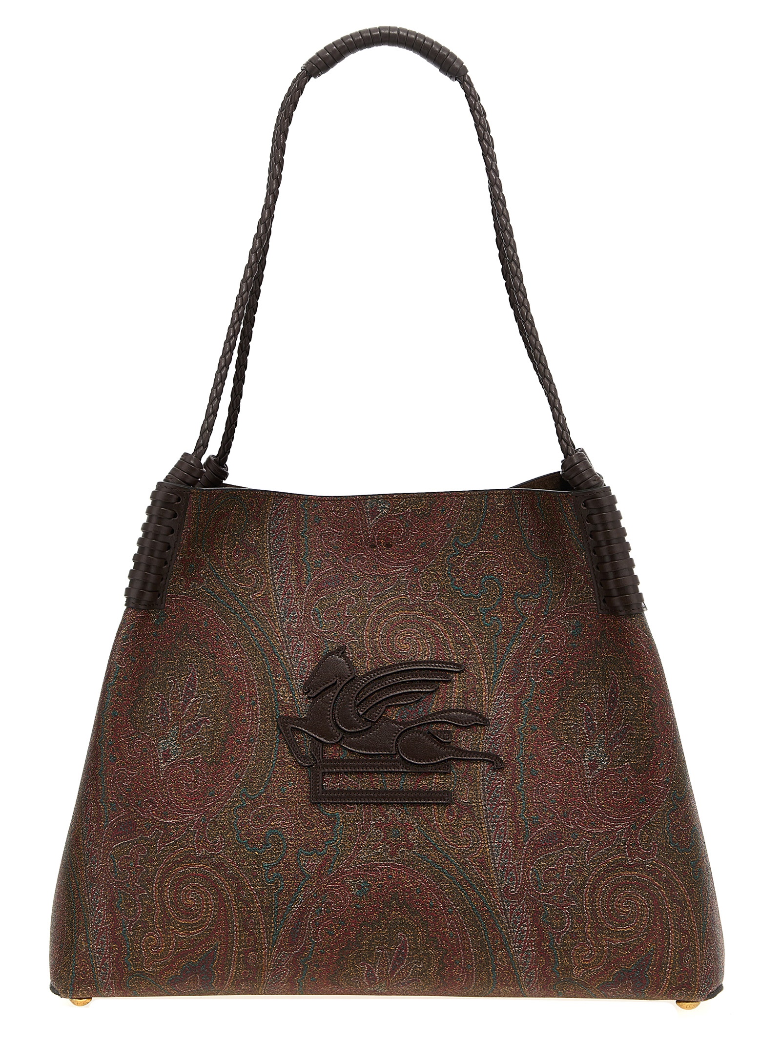 Brown Cotton Tote Bag