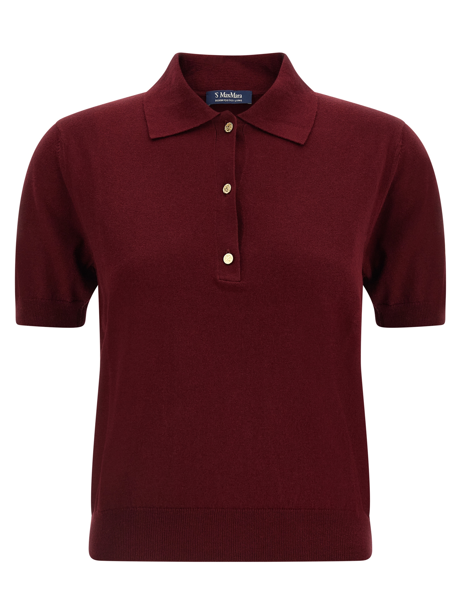 Bordeaux Cotton Polo Shirt