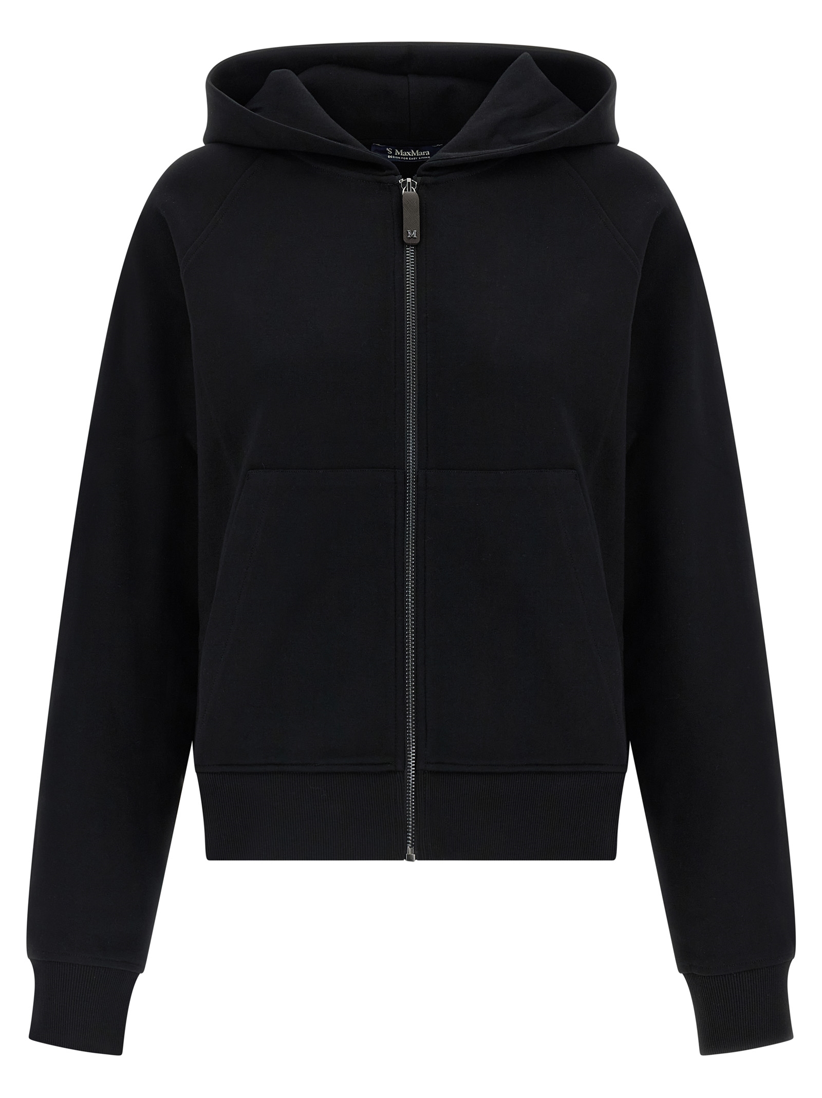 Black Cotton Sweatshirt