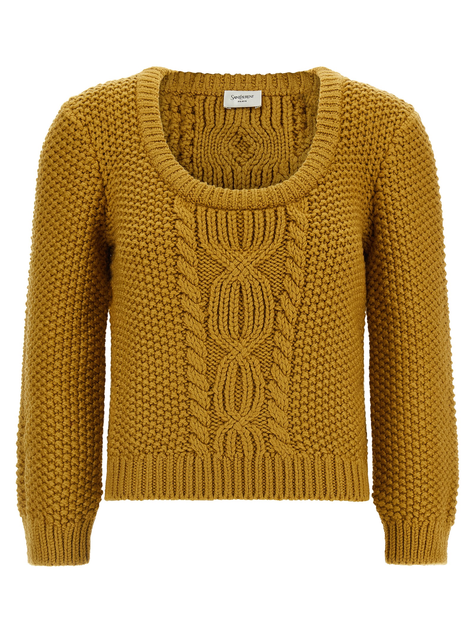 Bicolor Wool Cardigan