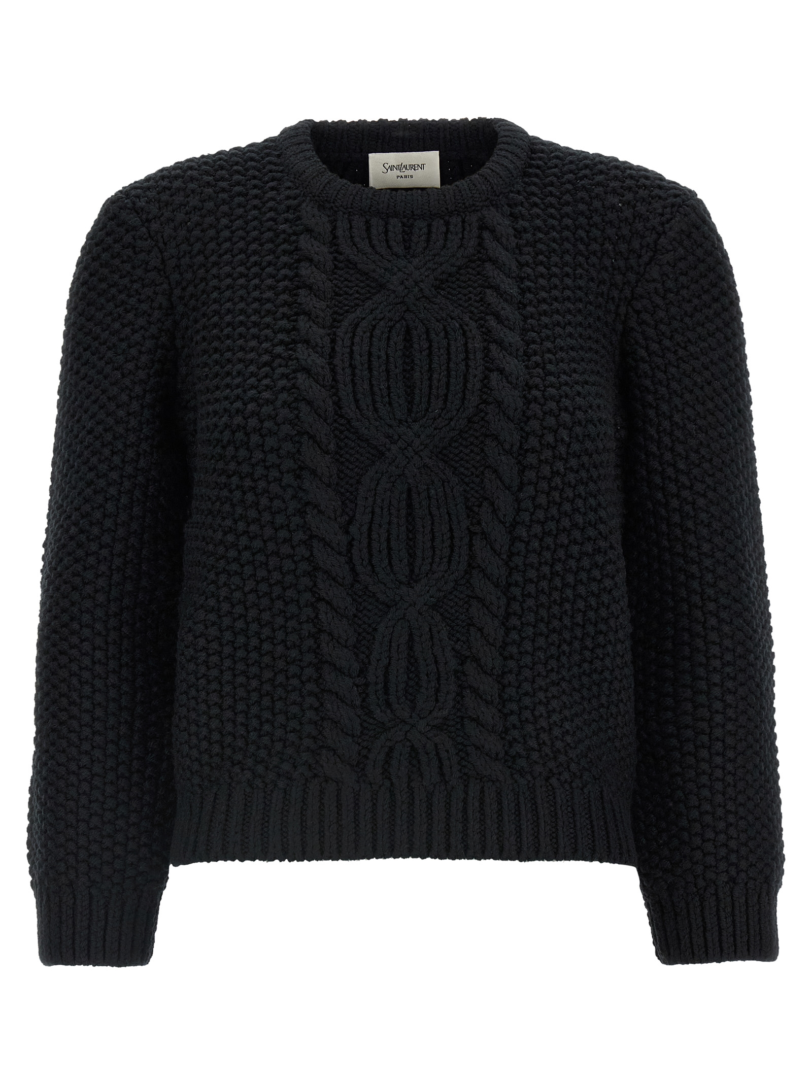 Black Wool Cardigan