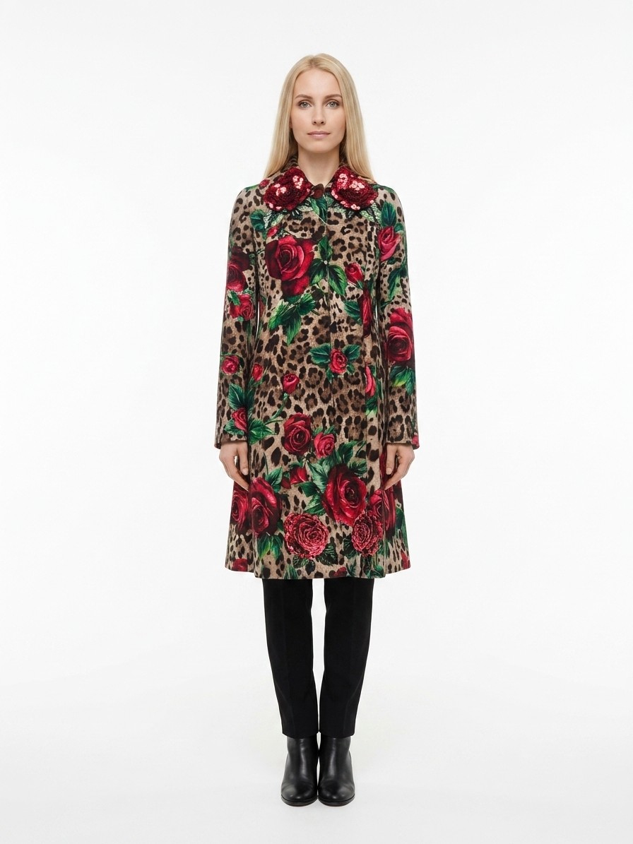 Multicolor Wool Coat