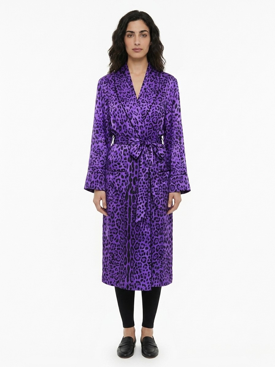 Purple Silk Coat