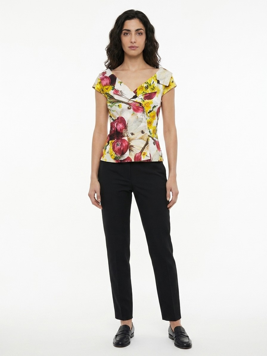 Multicolor Cotton Shortsleeve Shirt