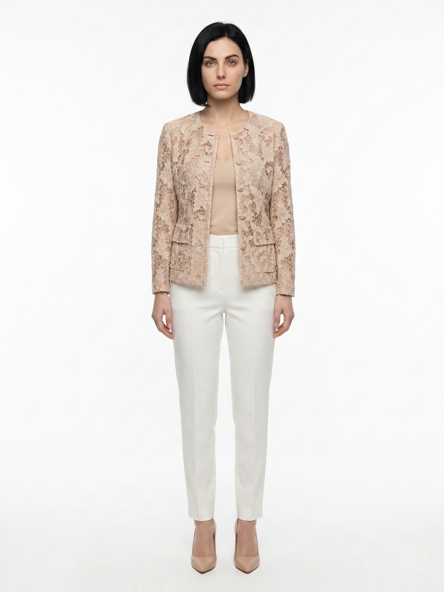 Beige Cotton Jacket