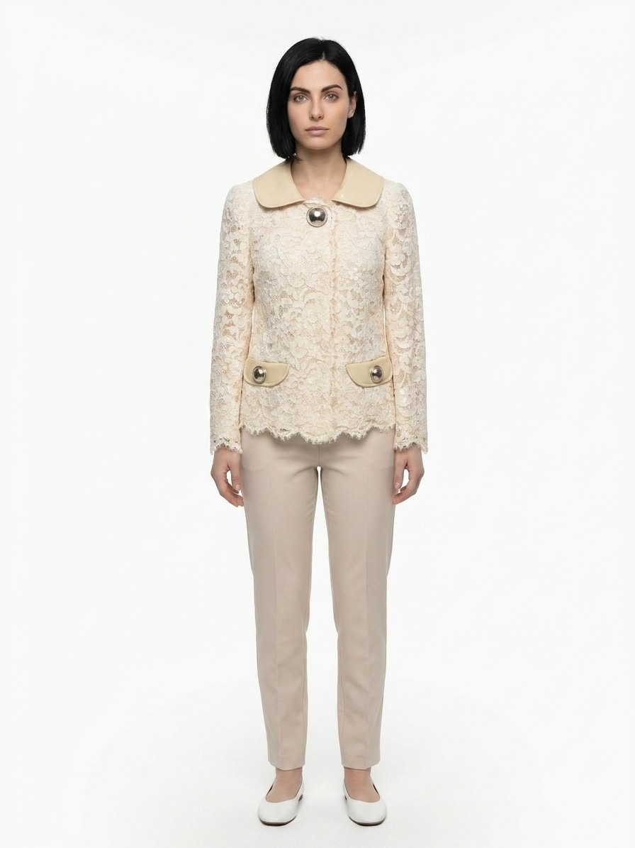 Beige Cotton Jacket