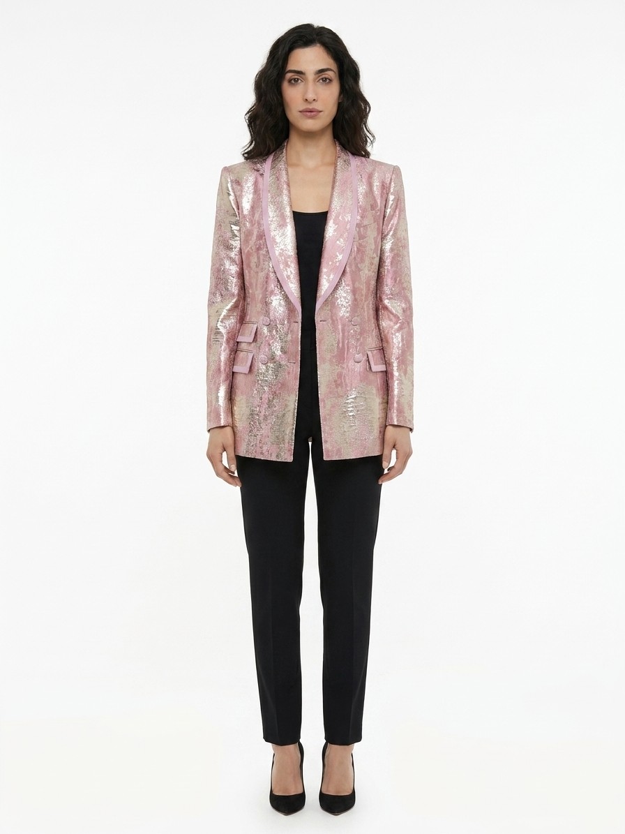 Pink Polyester Jacket