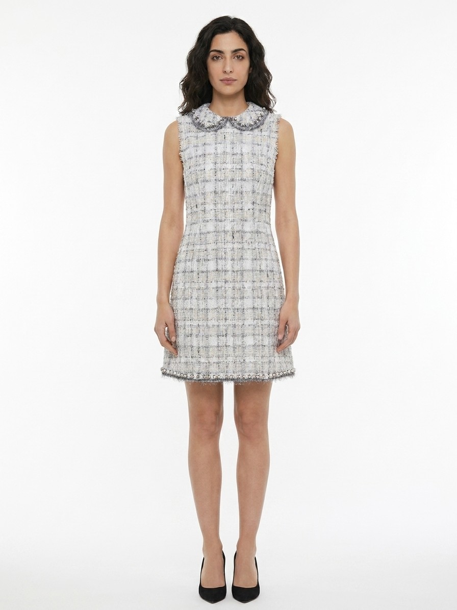 White Cotton Casual Dress