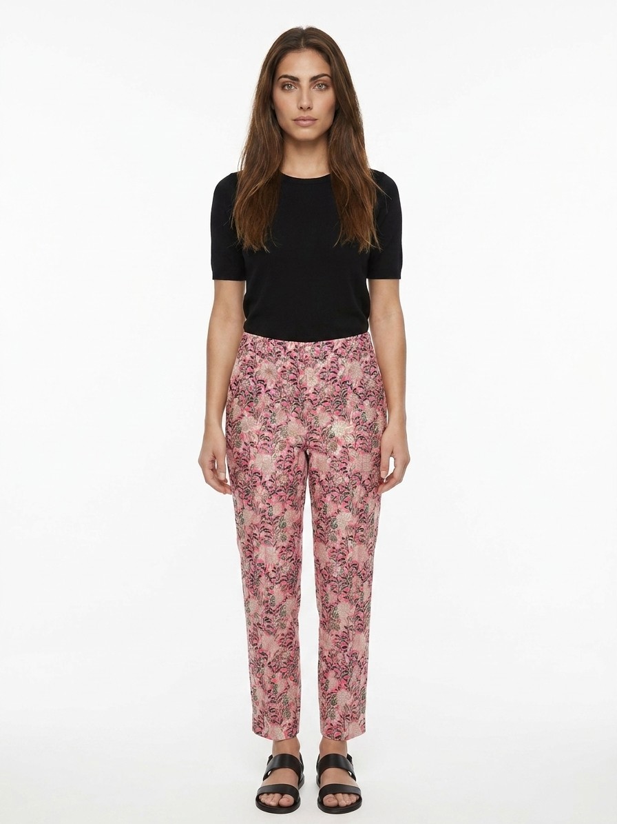 Multicolor Cotton Pants