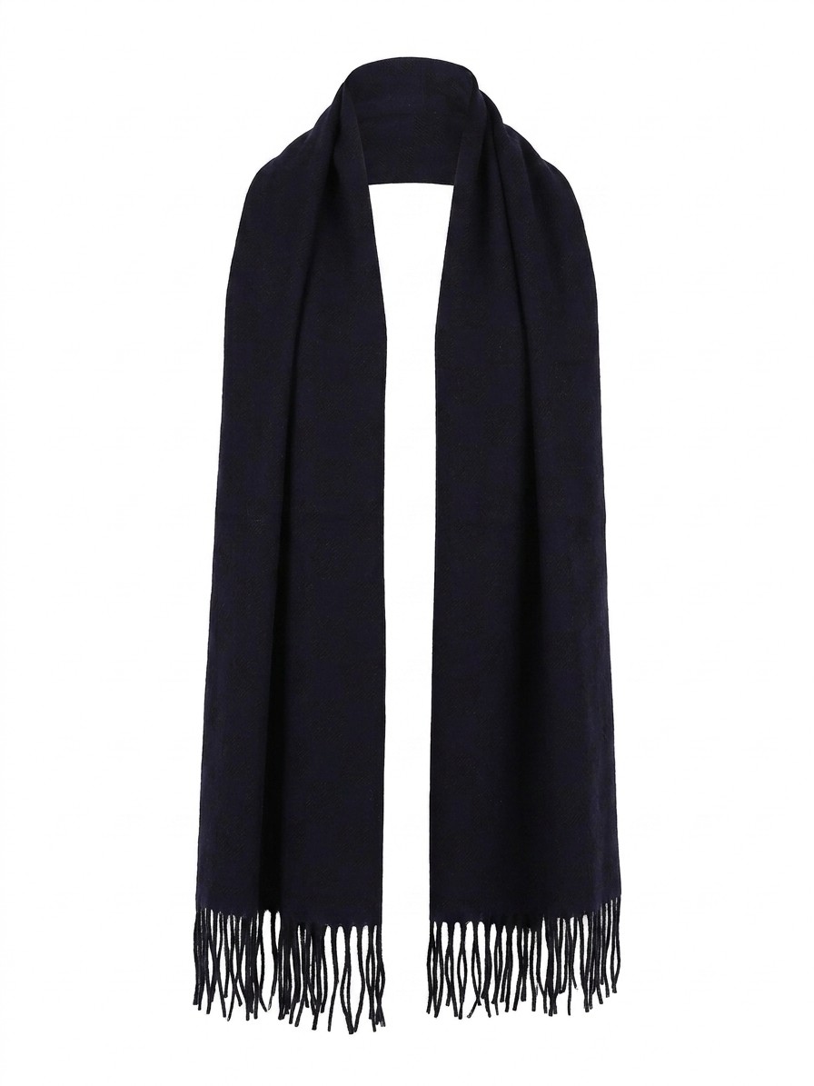 Black Wool Scarf