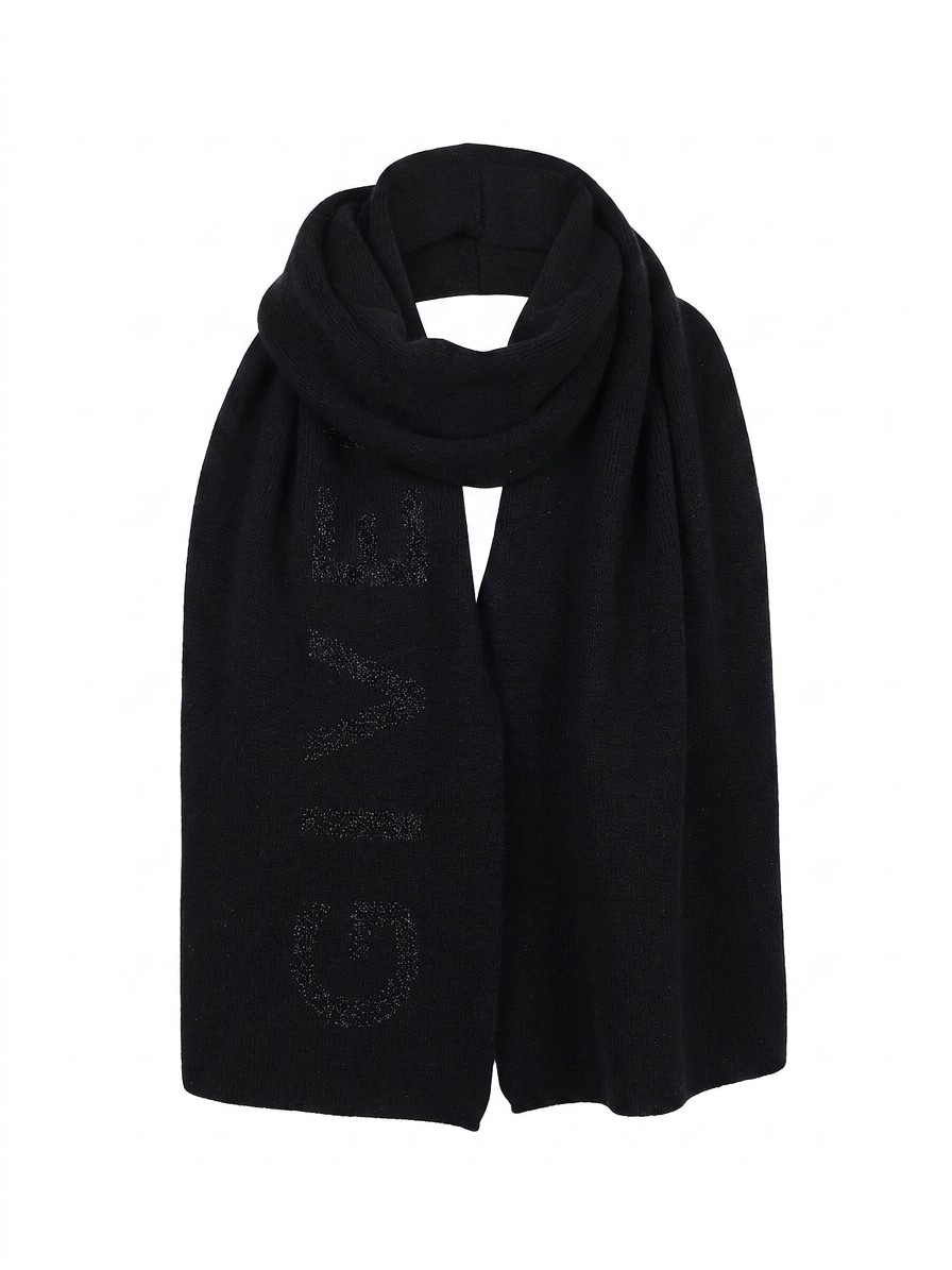 Black Wool Scarf
