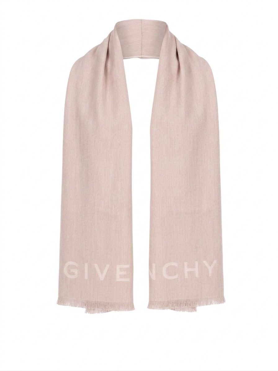 Beige Wool Scarf