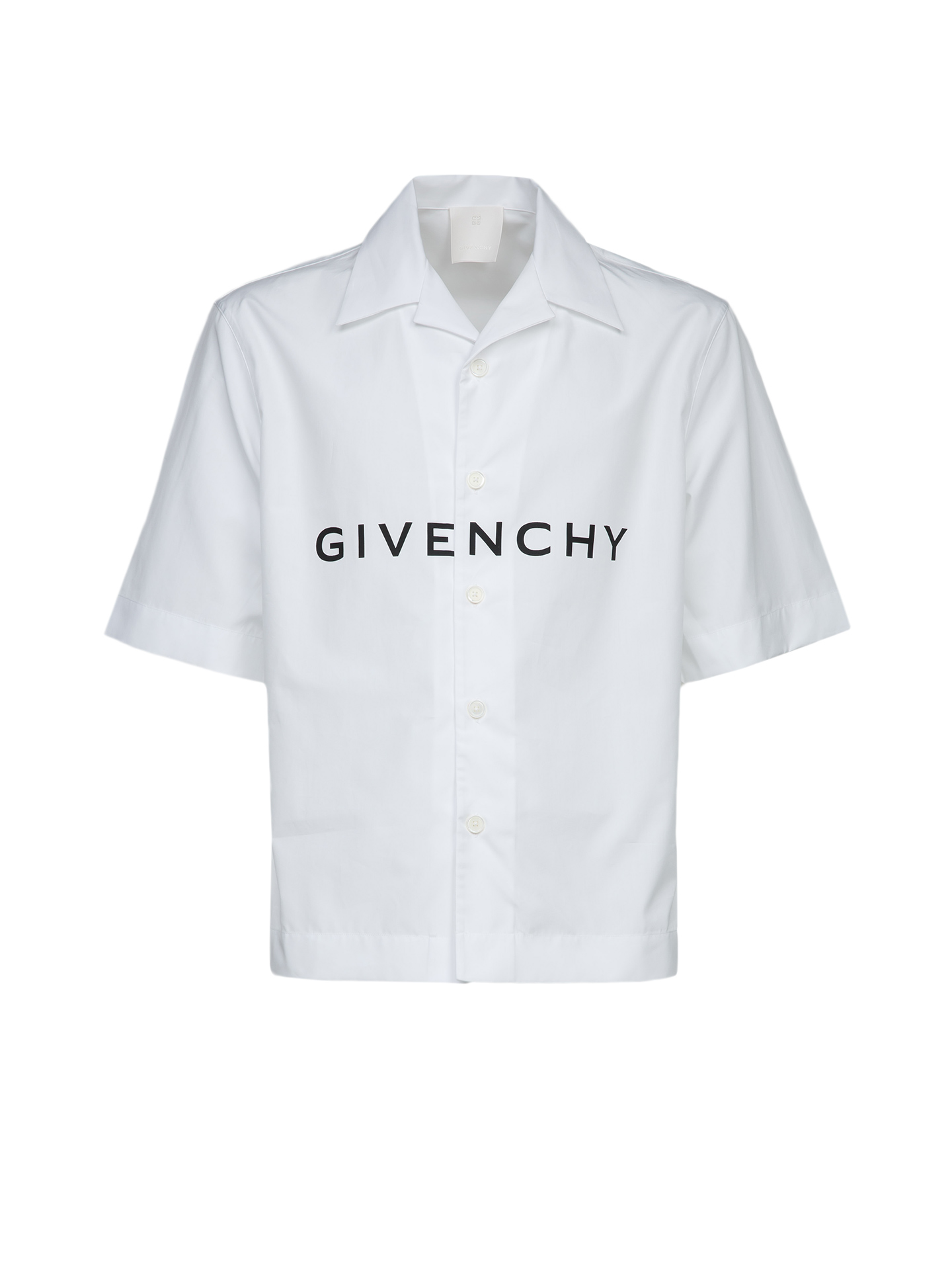 Bicolor Cotton Shortsleeve Shirt