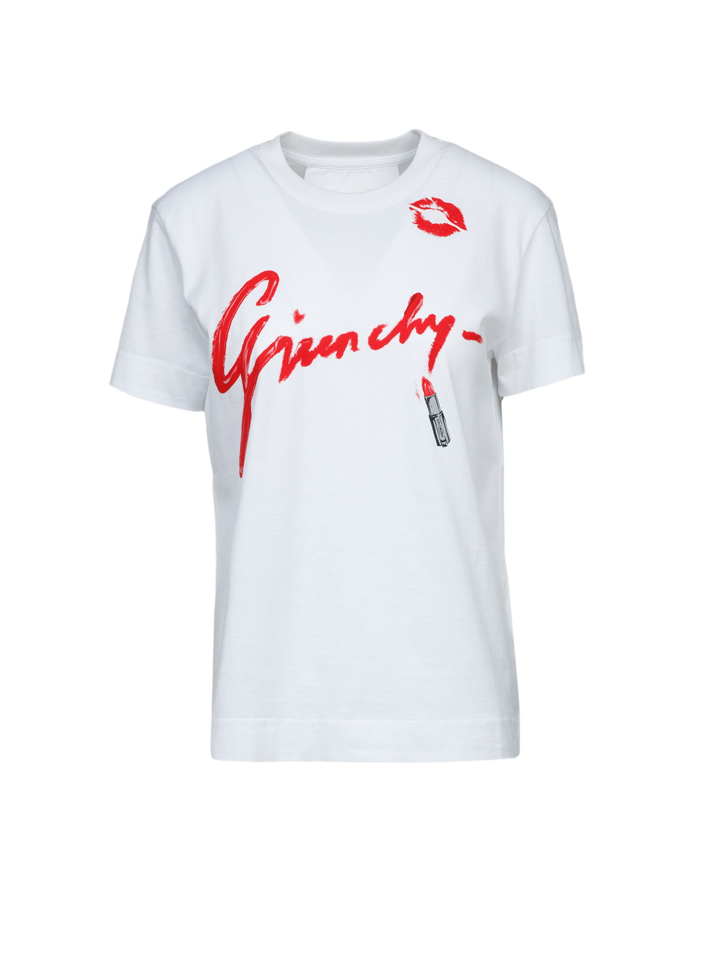 White Cotton Sleeveles T-Shirt