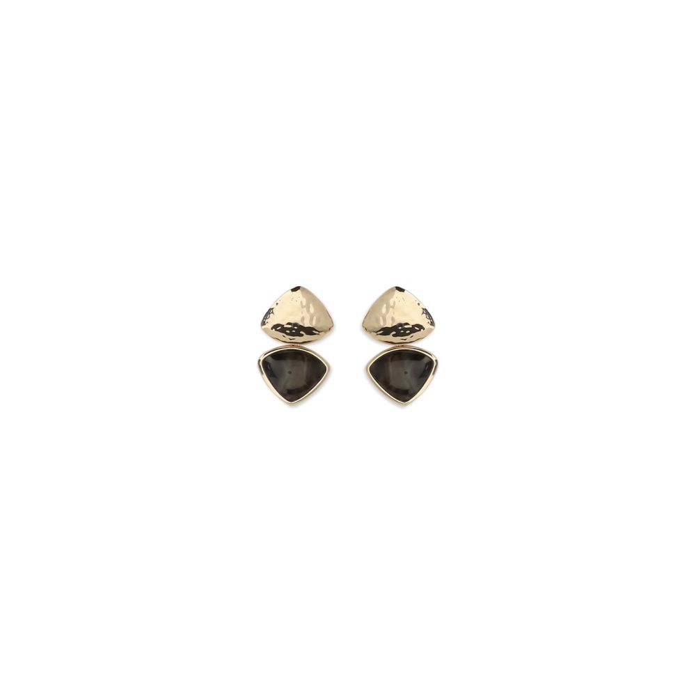 Gold Brass Earrings