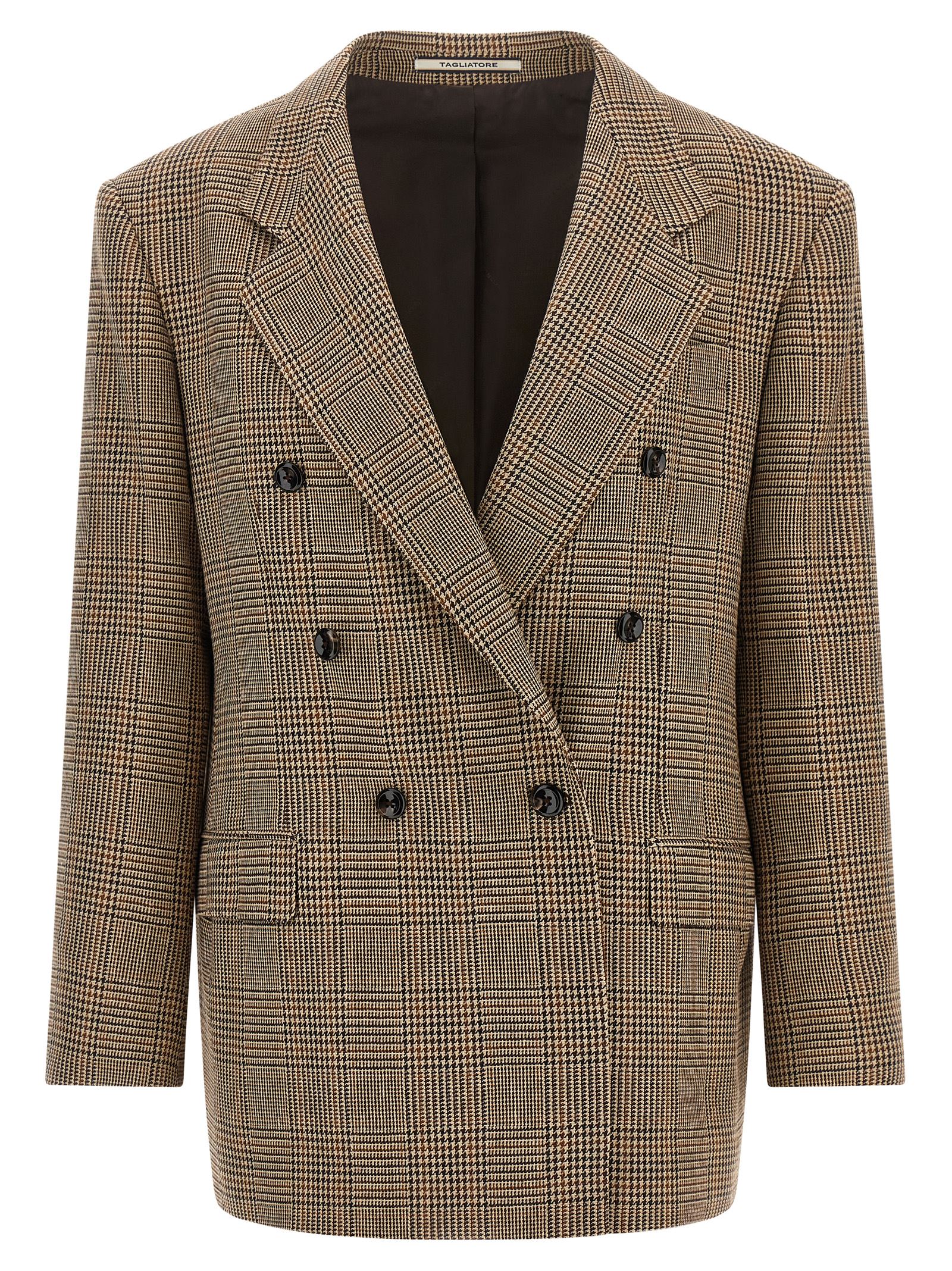 Brown Polyester Blazer