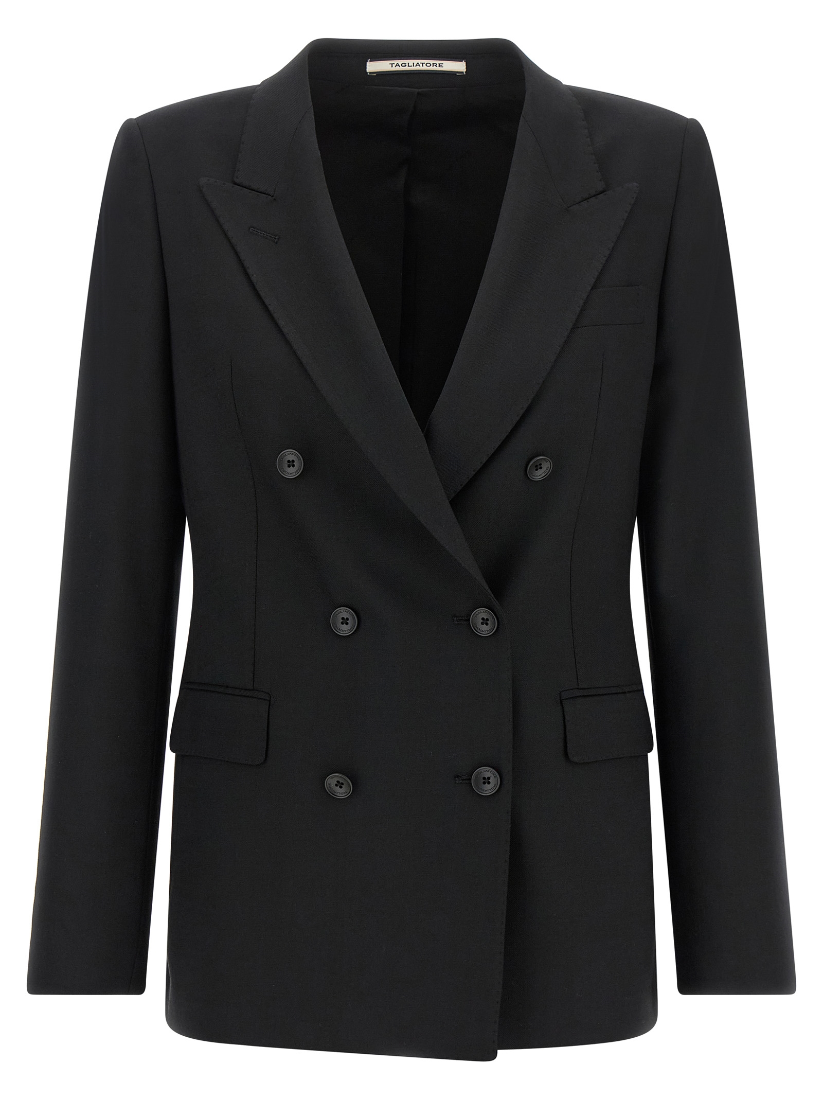 Black Polyester Blazer