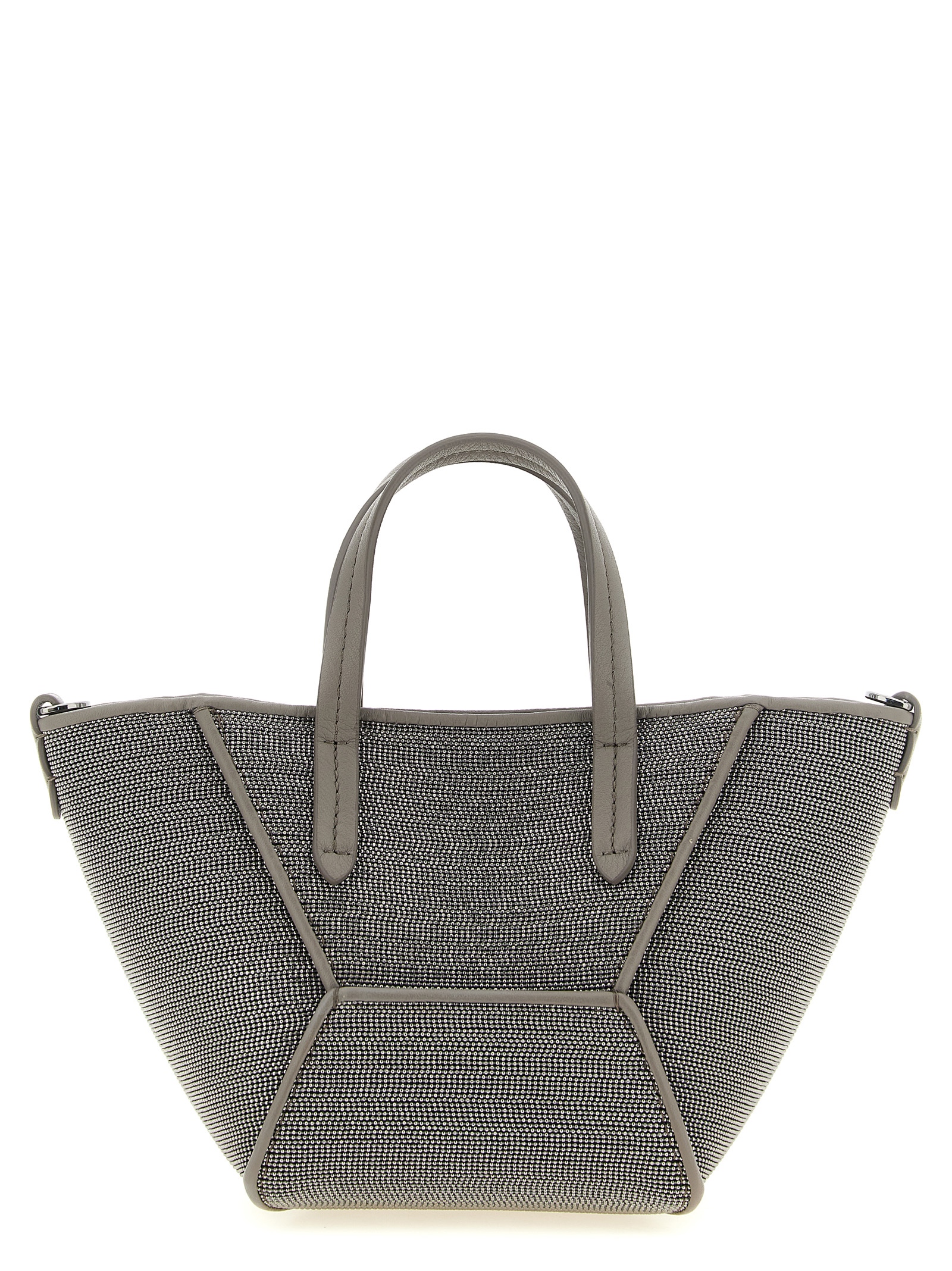Gray Calfskin Handbag