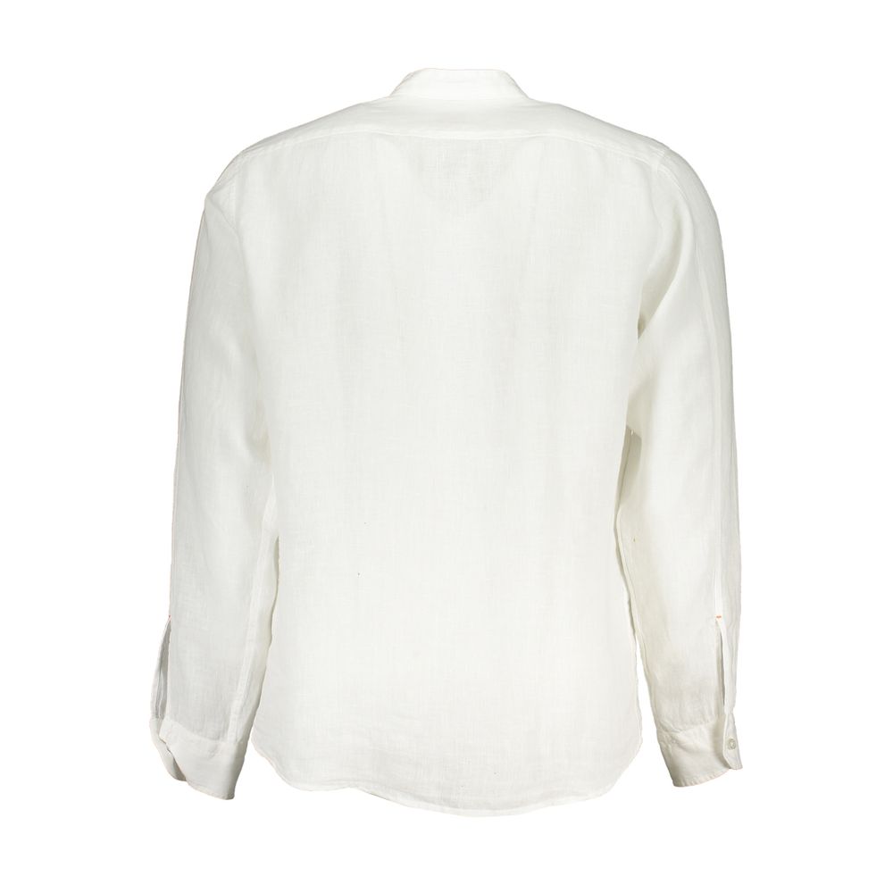 White Linen Men's Shirt 2
