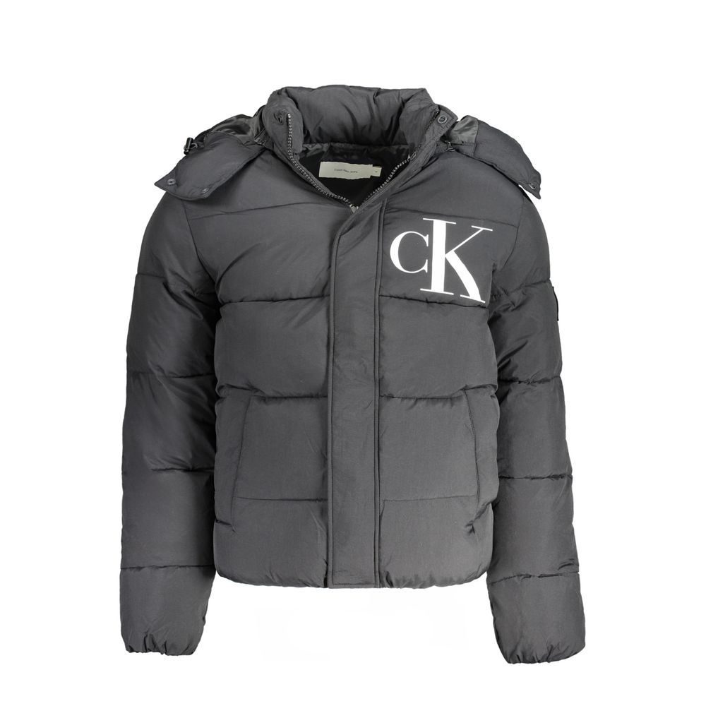 Black Nylon Men's Jacket
