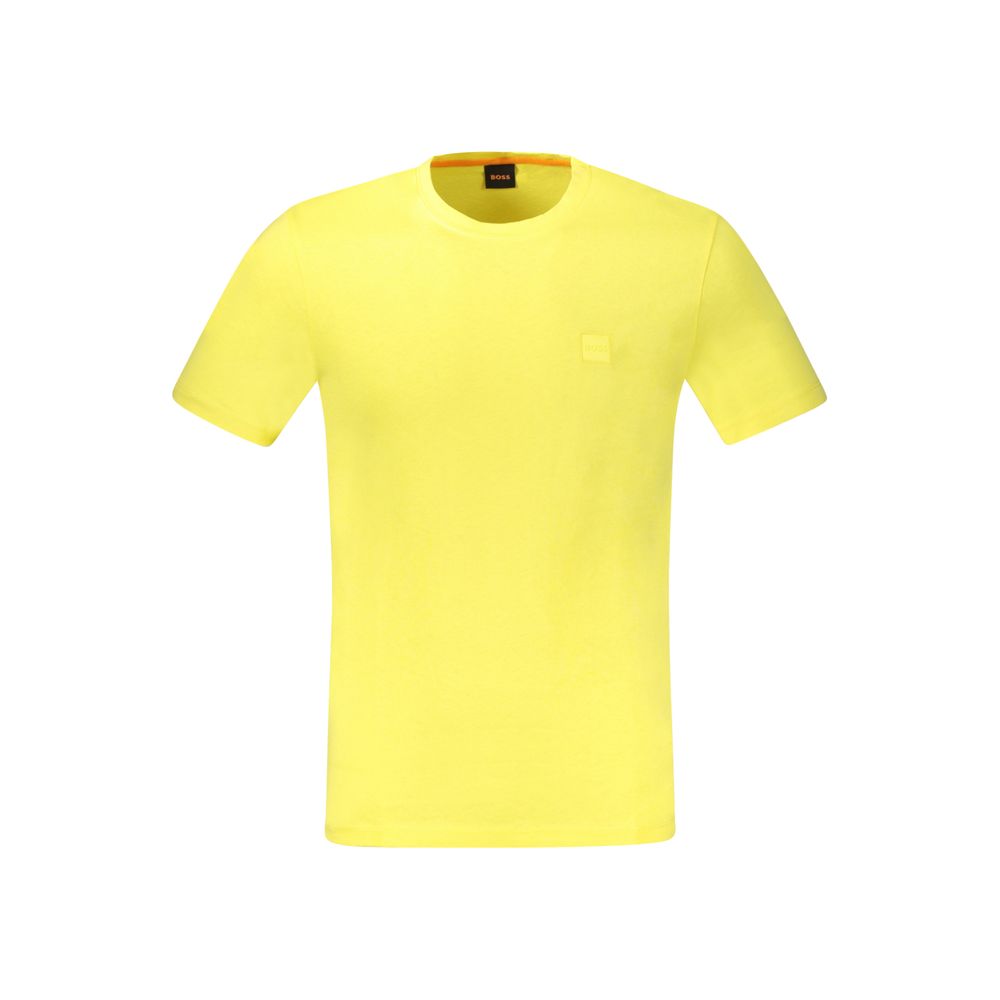 Yellow Cotton Men's T-Shirt