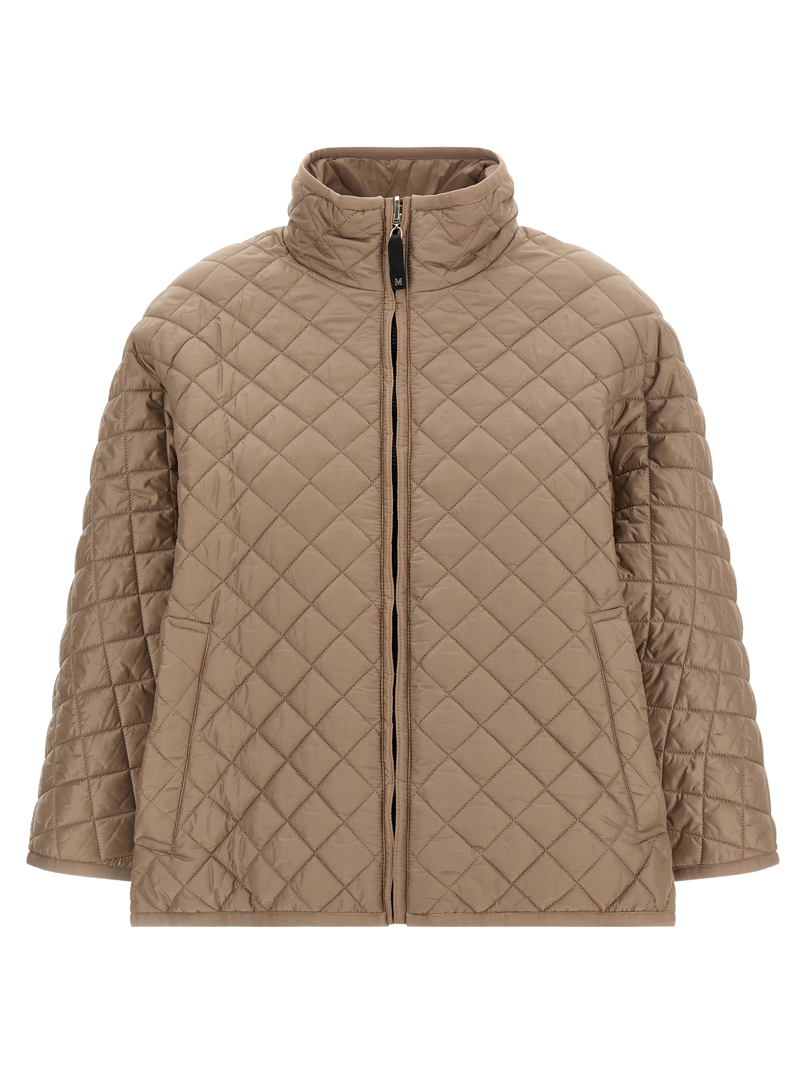 Beige Polyester Coat