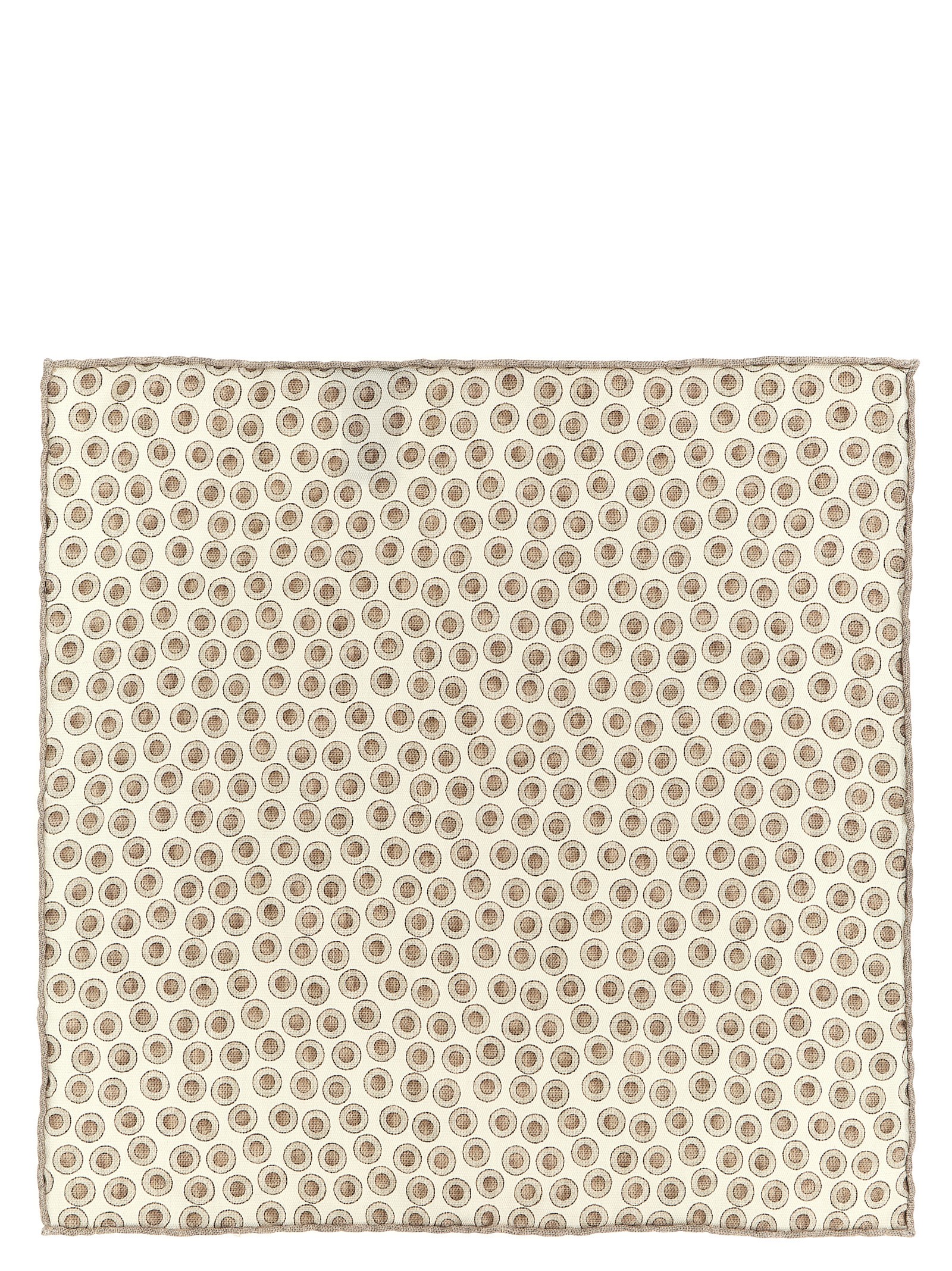 Beige Silk Foulard