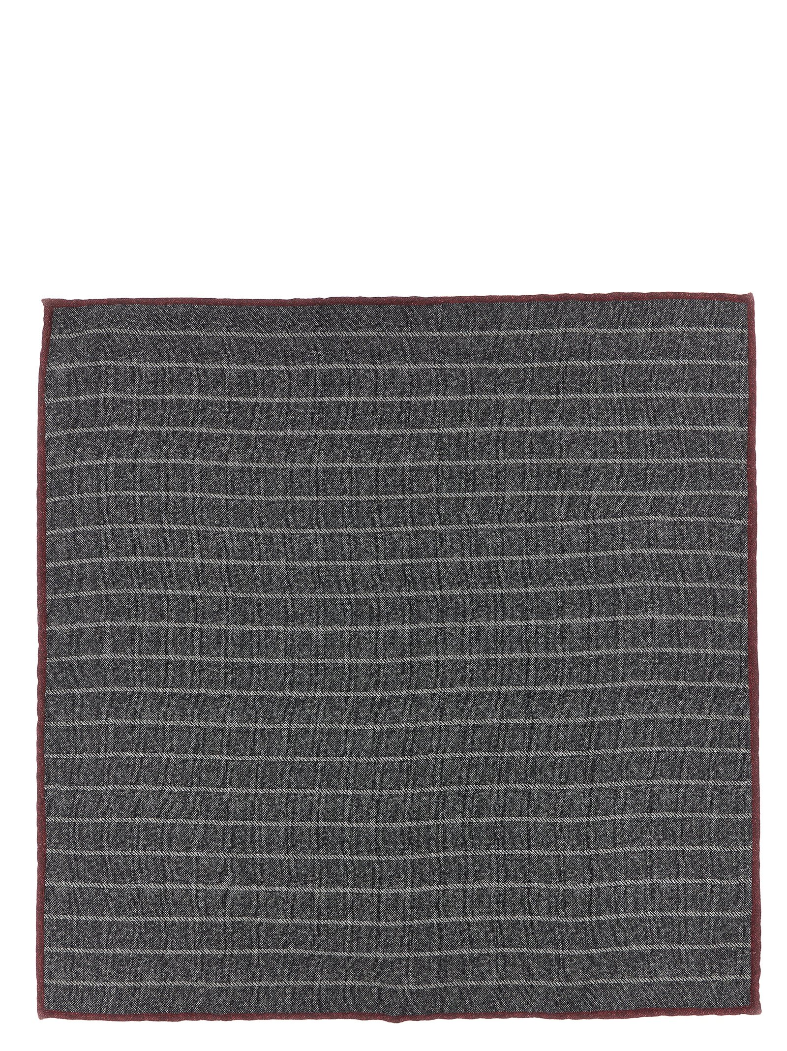 Gray Silk Pocket Square