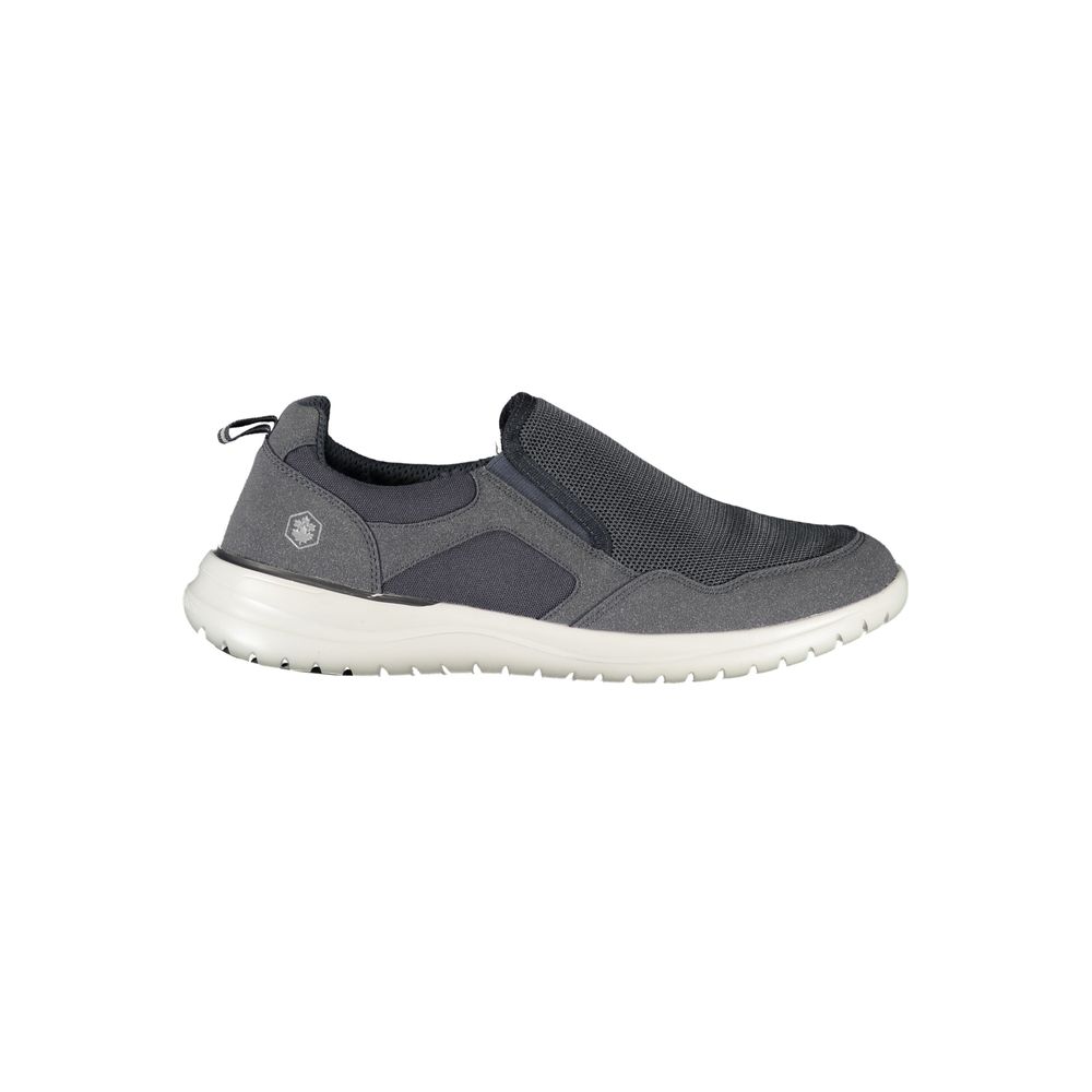 Blue Polyester Men's Sneaker