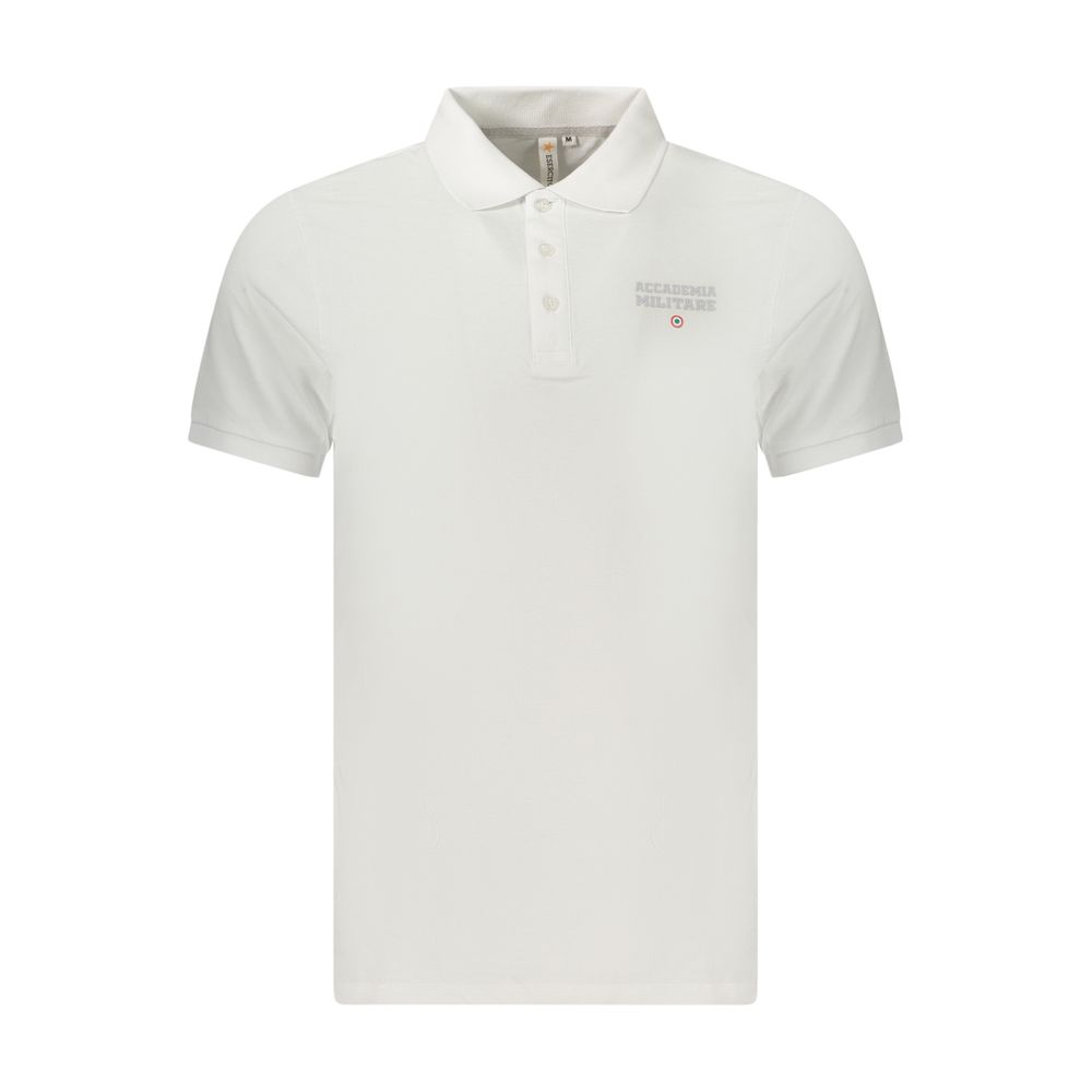 White Cotton Men's Polo Shirt