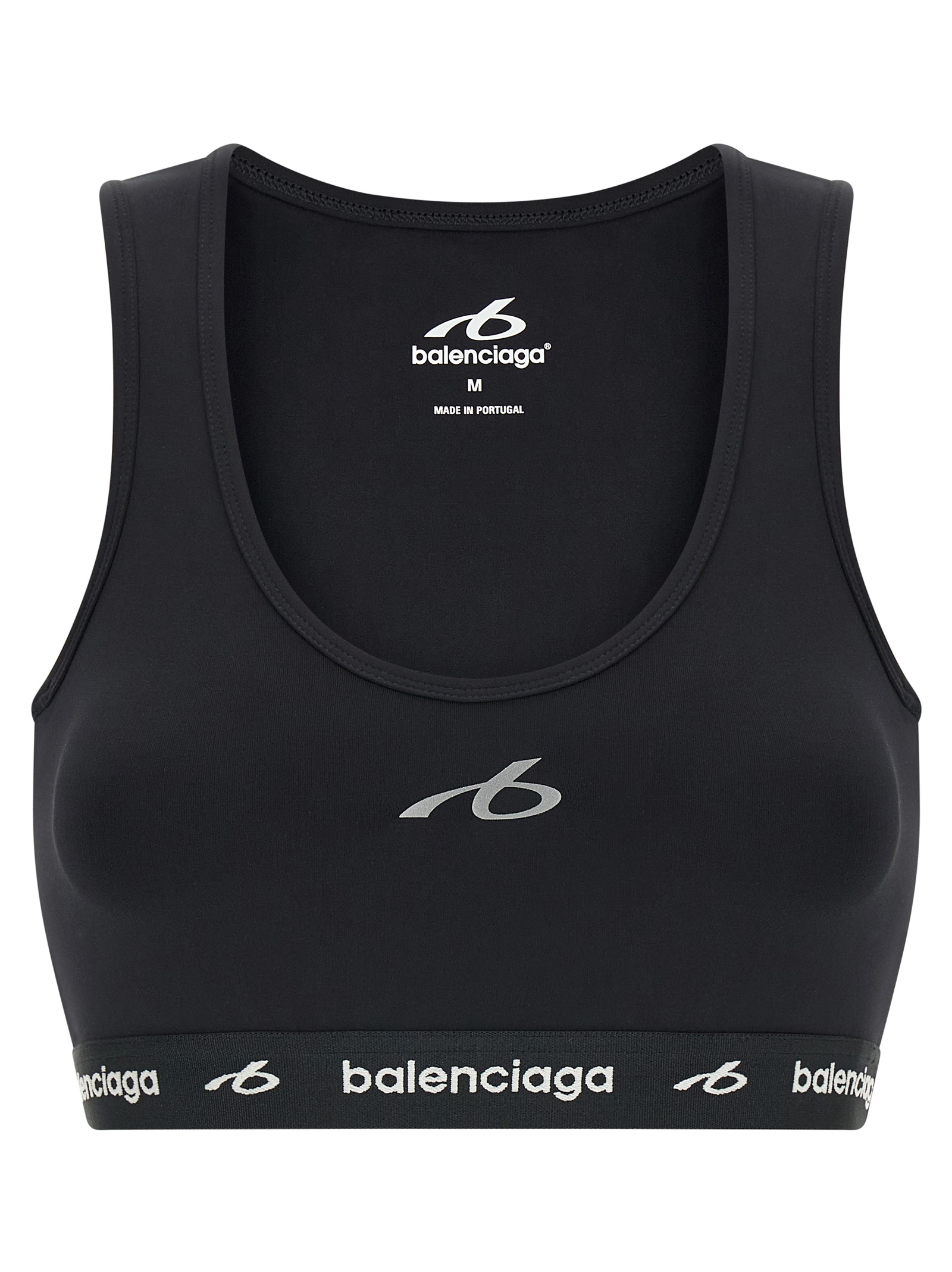 Black Polyamide Sport Bra