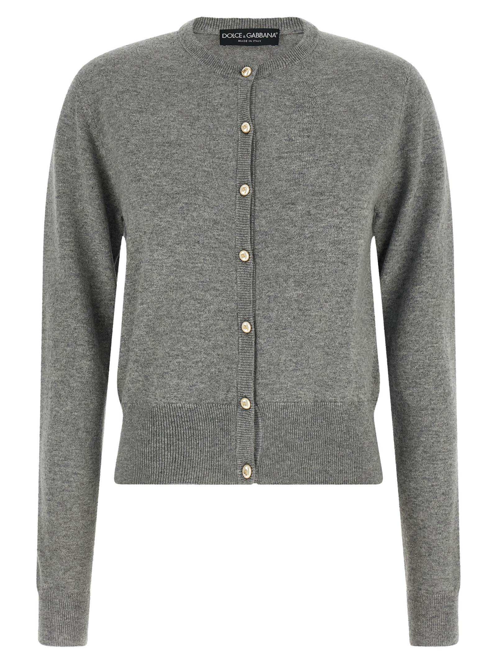 Gray Cashmere Cardigan