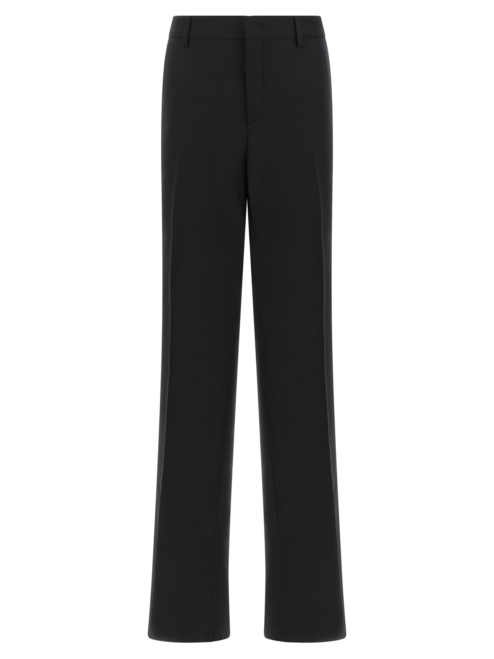 Black Polyester Dress Pants