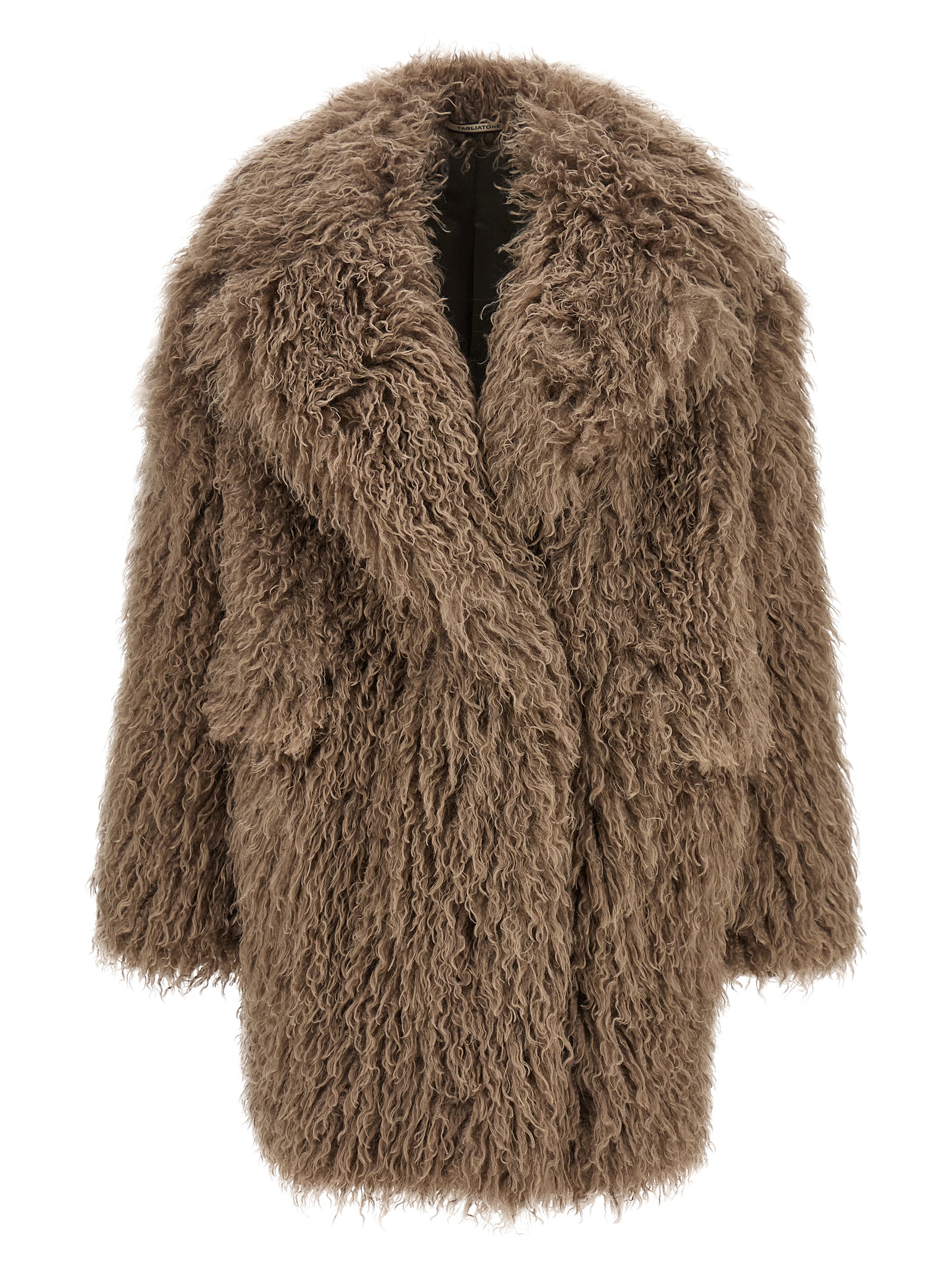 Gray Polyester Coat