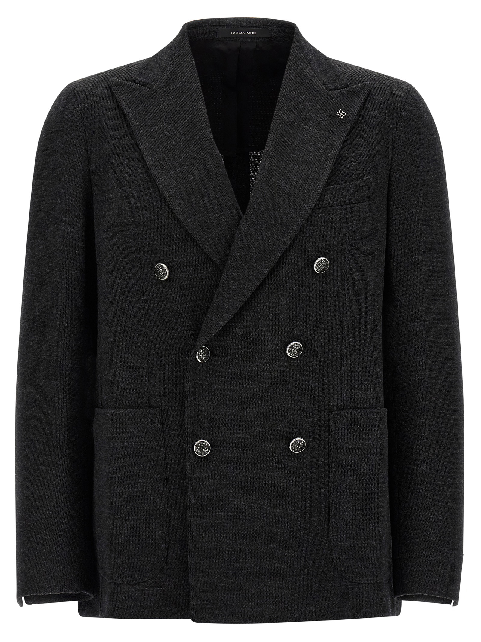 Gray Polyester Blazer