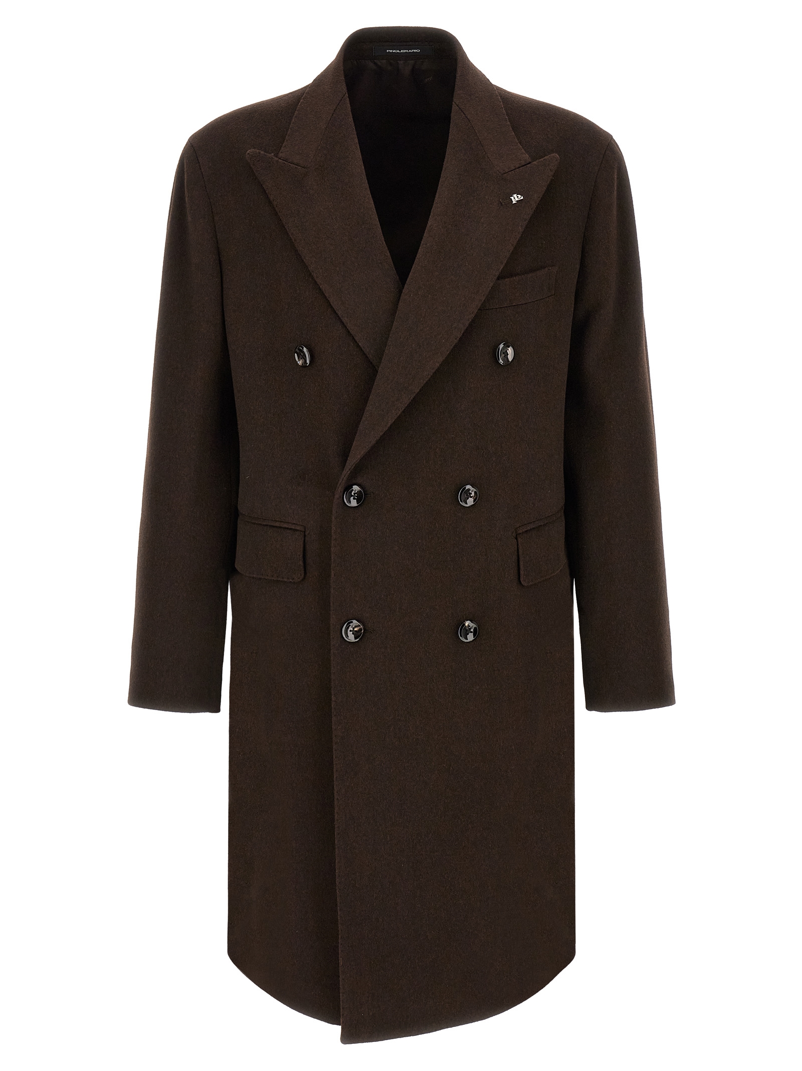 Brown Virgin Wool Coat