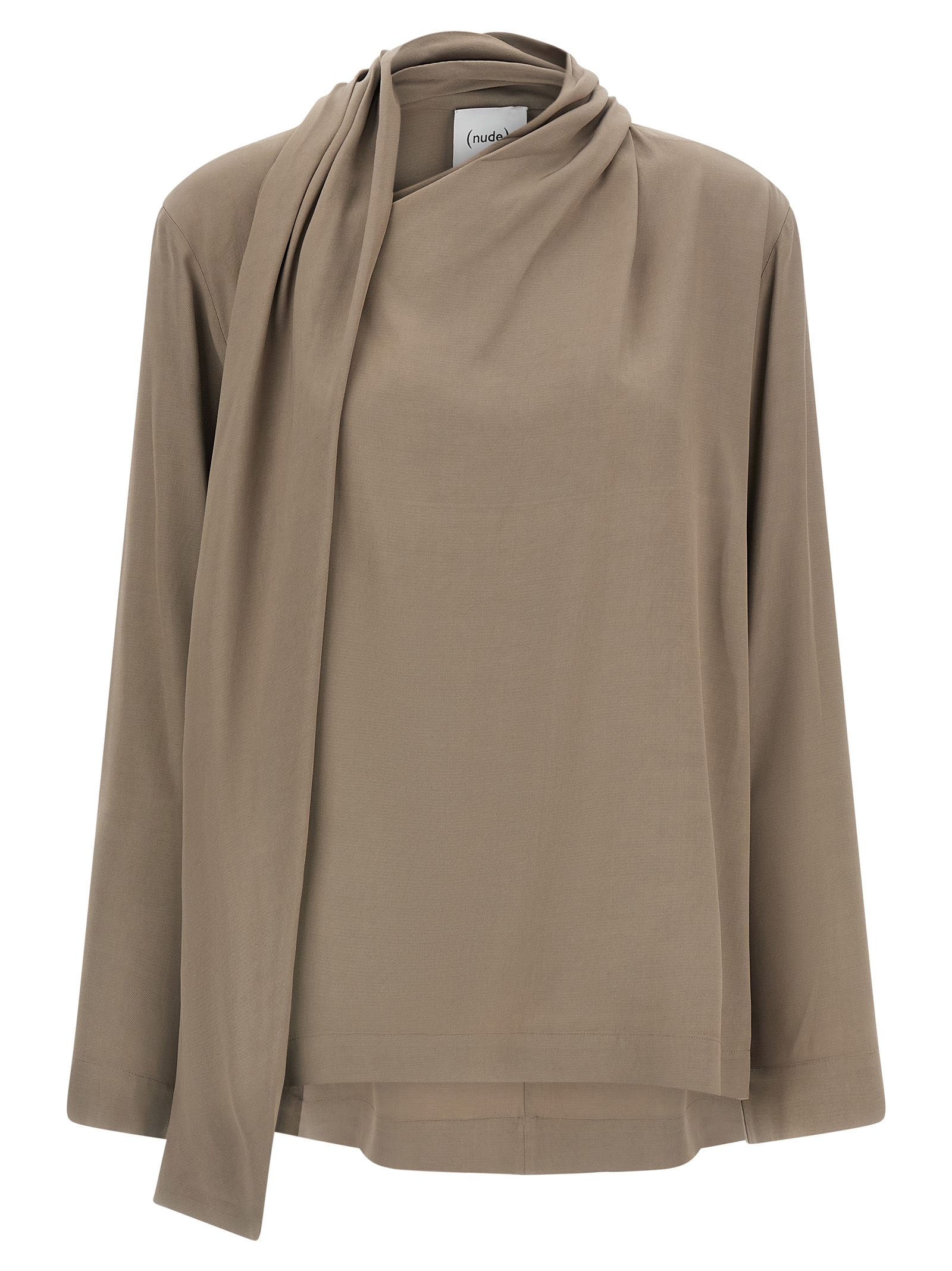 Gray Viscose Blouse